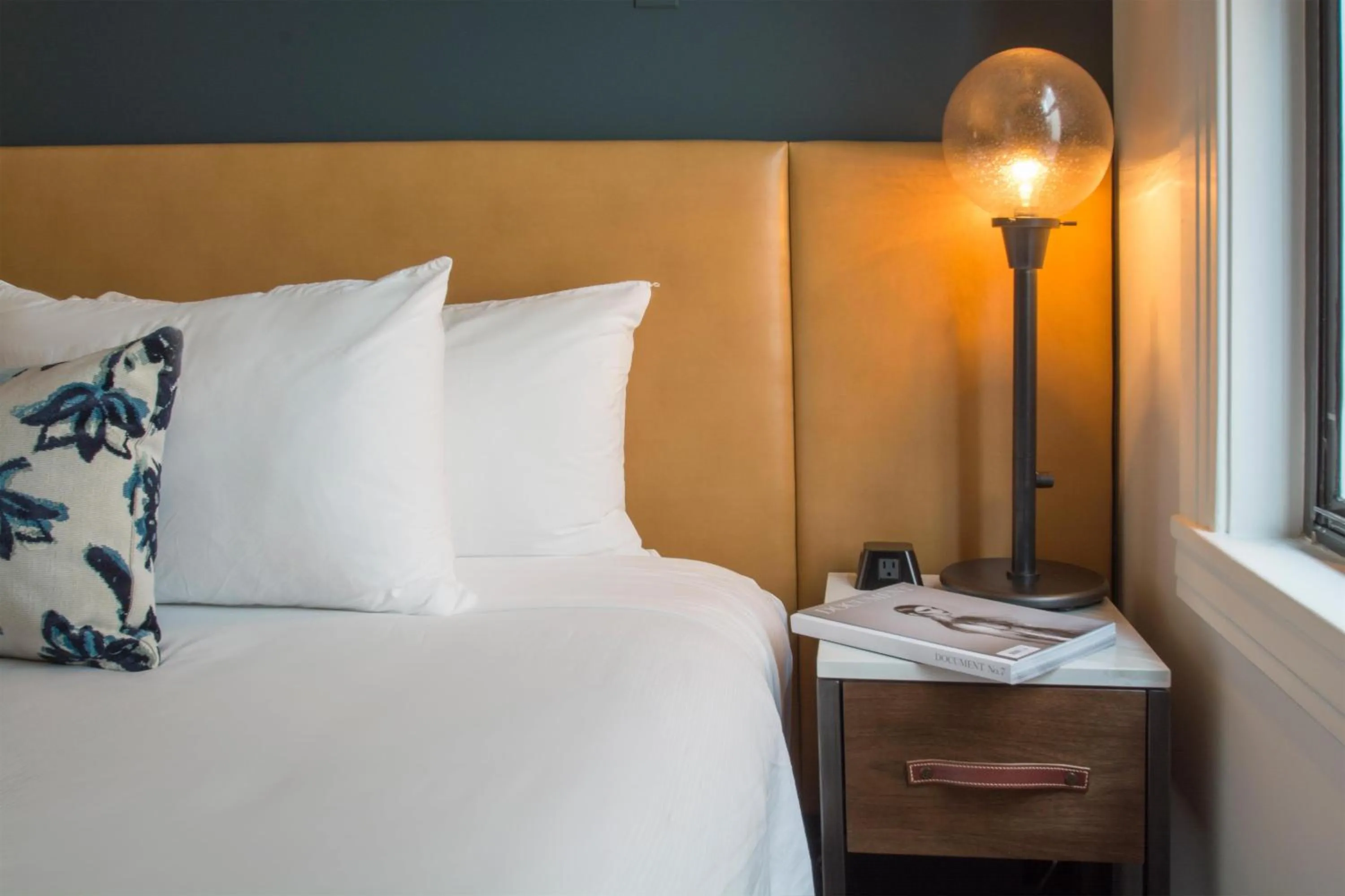 Bed in Hotel Theodore Seattle Downtown, Tapestry by Hilton