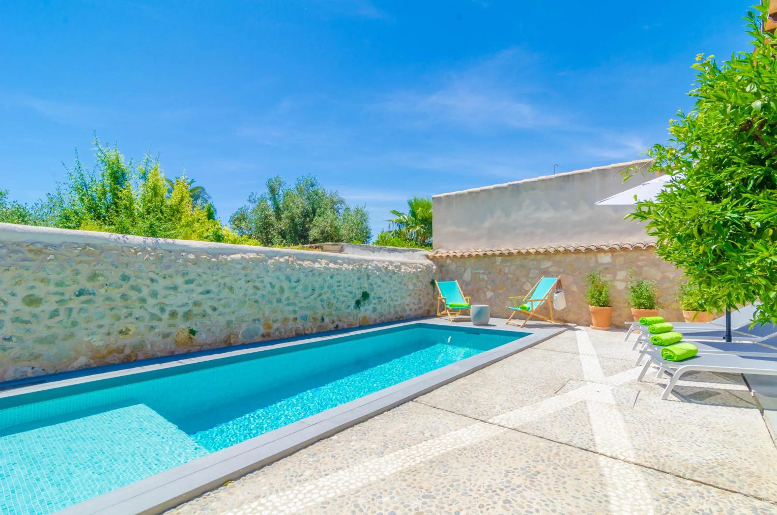 Swimming pool in Ca Na Siona