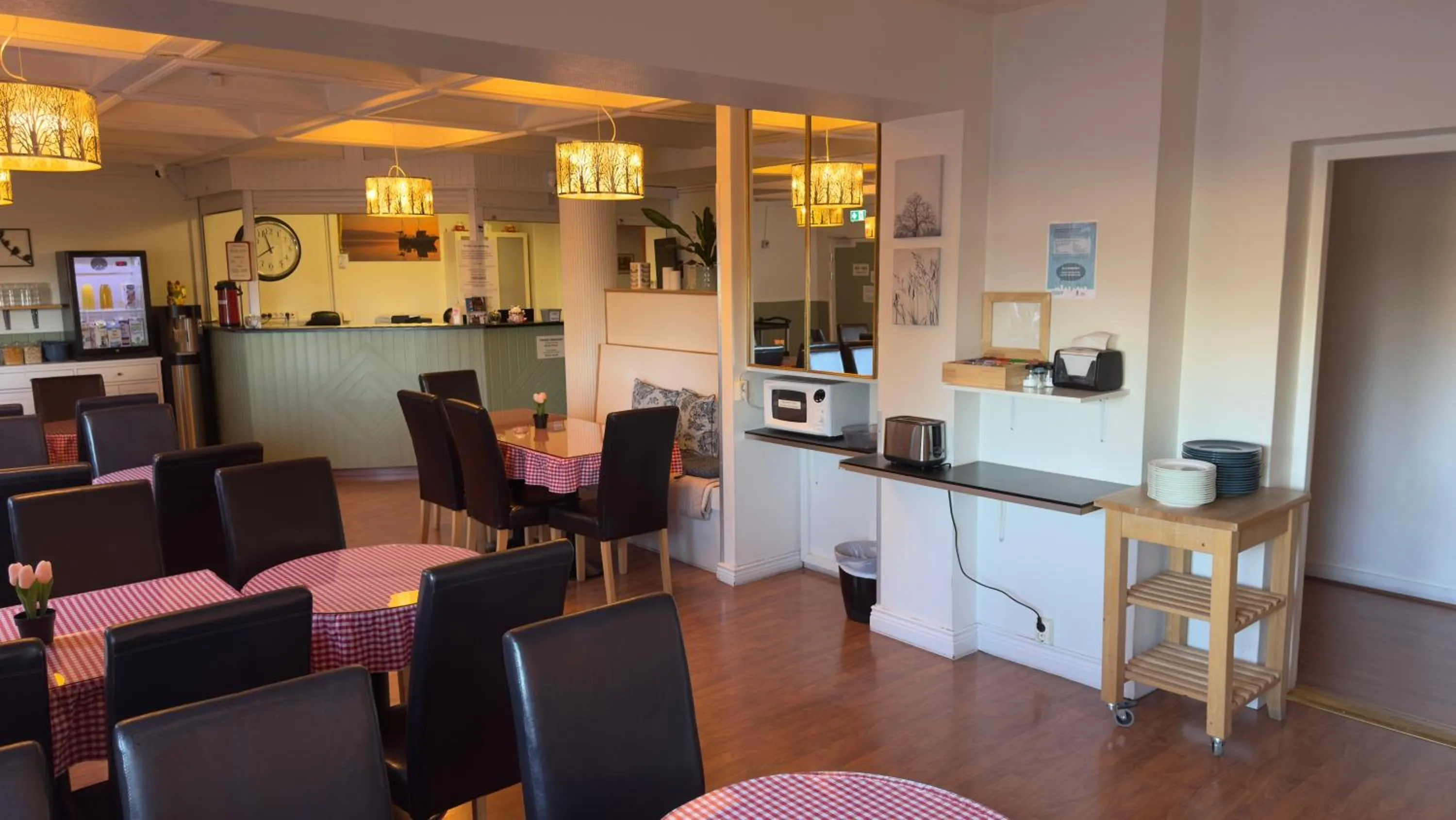 Lobby or reception in Hotell Linden