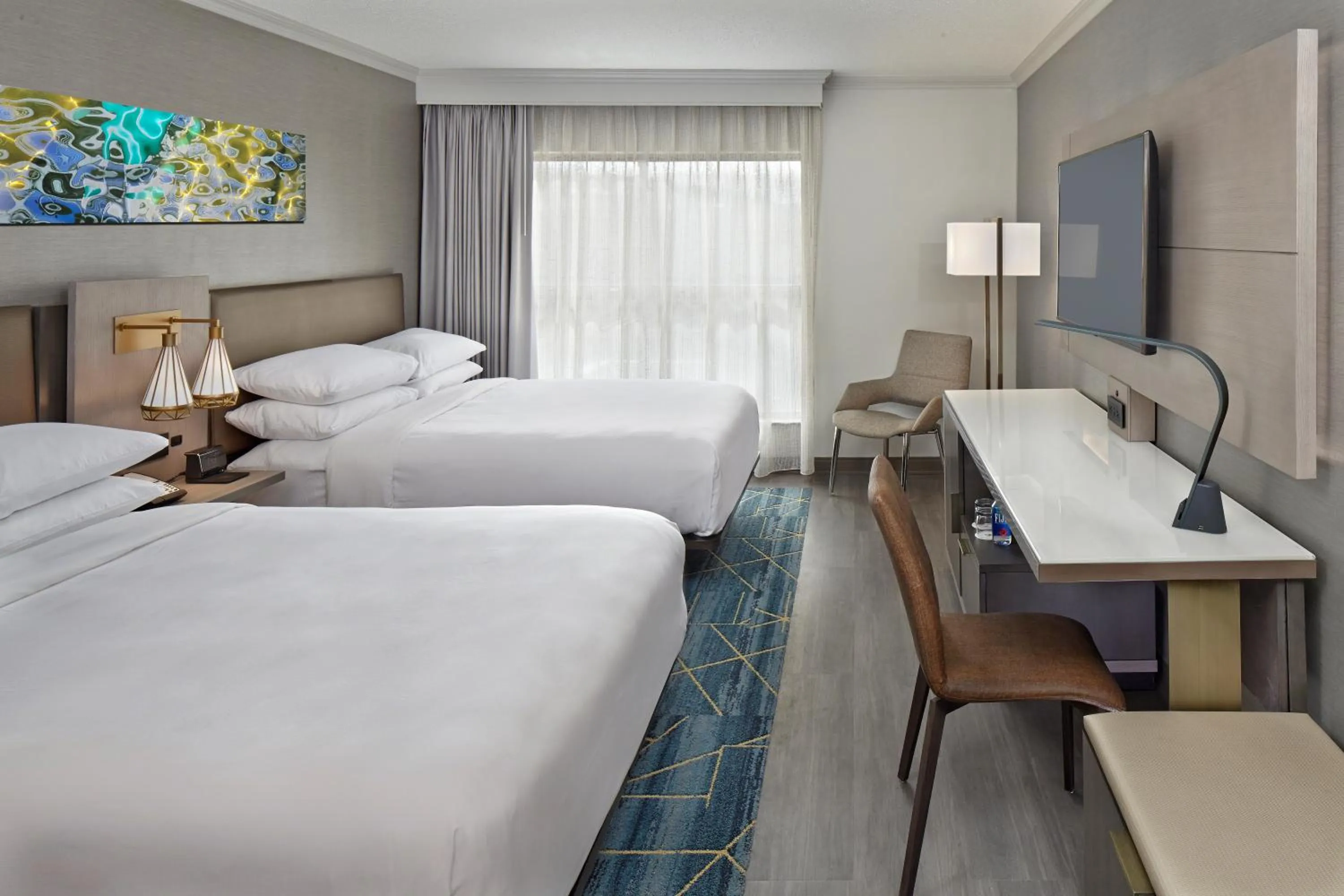 Bed in Marriott Providence Downtown