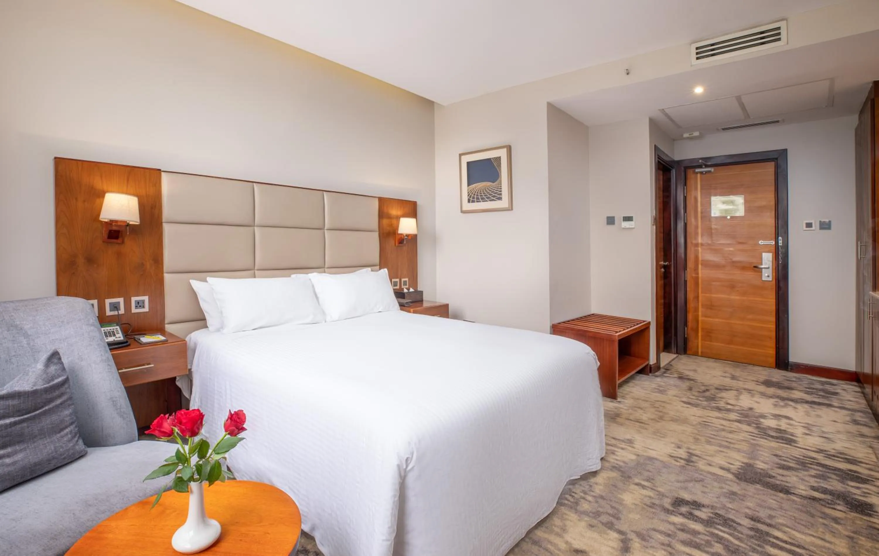 Bed in Golden Tulip Canaan Kampala