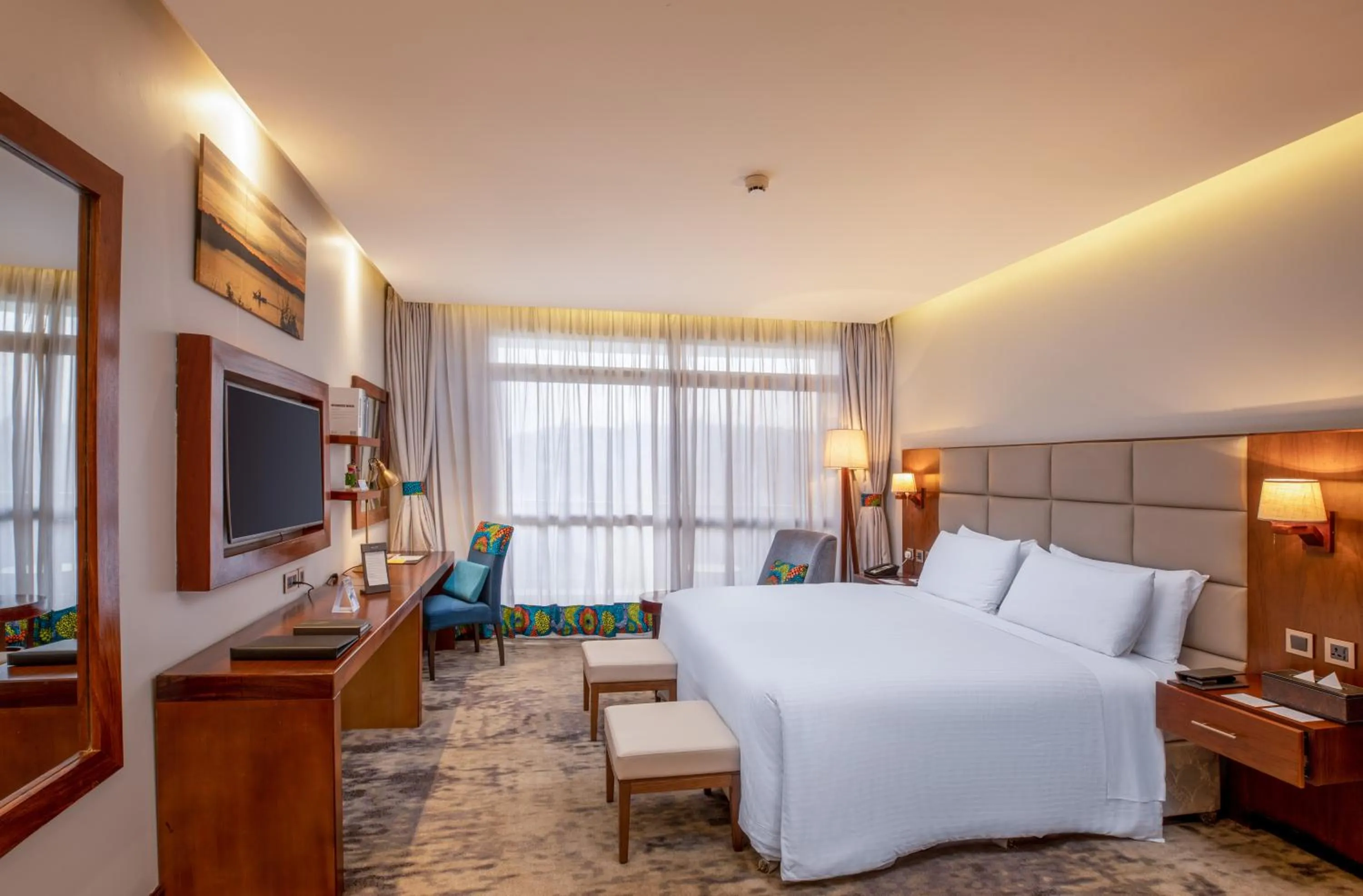 Bed in Golden Tulip Canaan Kampala