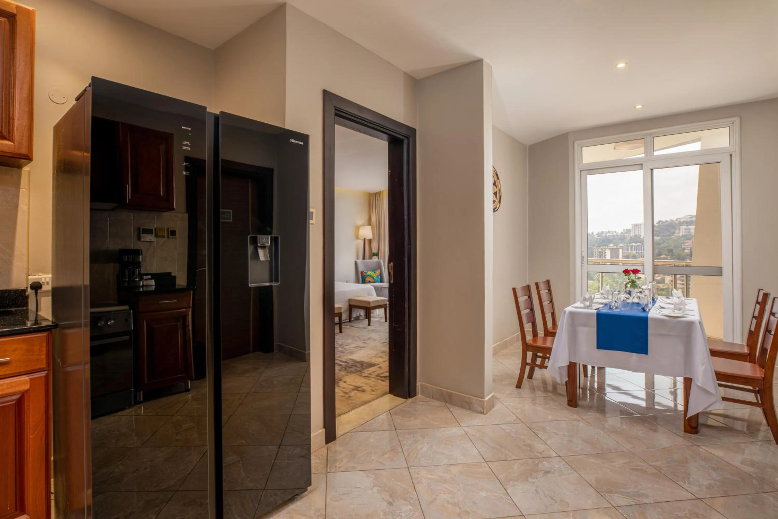 Kitchen or kitchenette in Golden Tulip Canaan Kampala