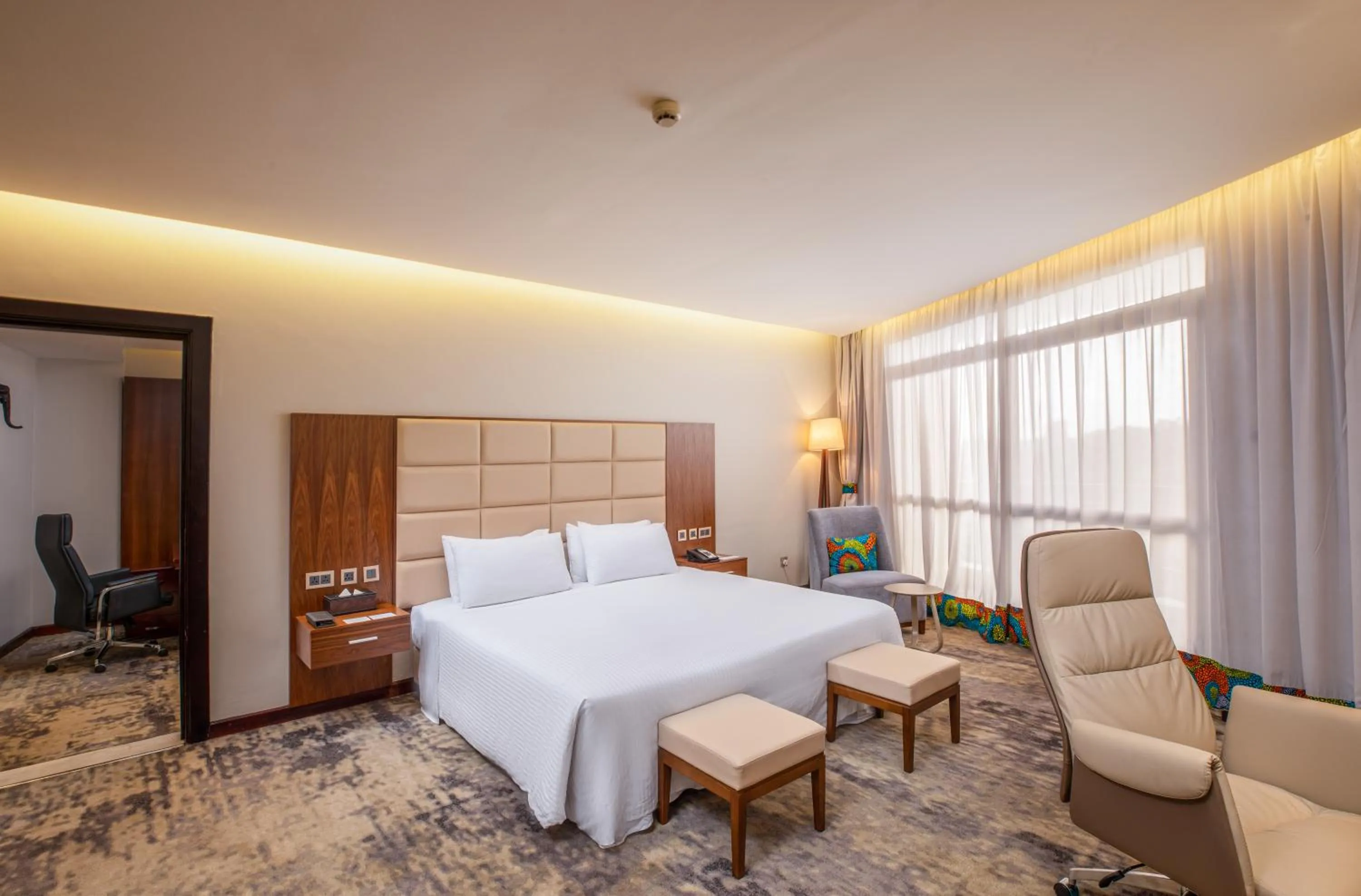 Bed in Golden Tulip Canaan Kampala