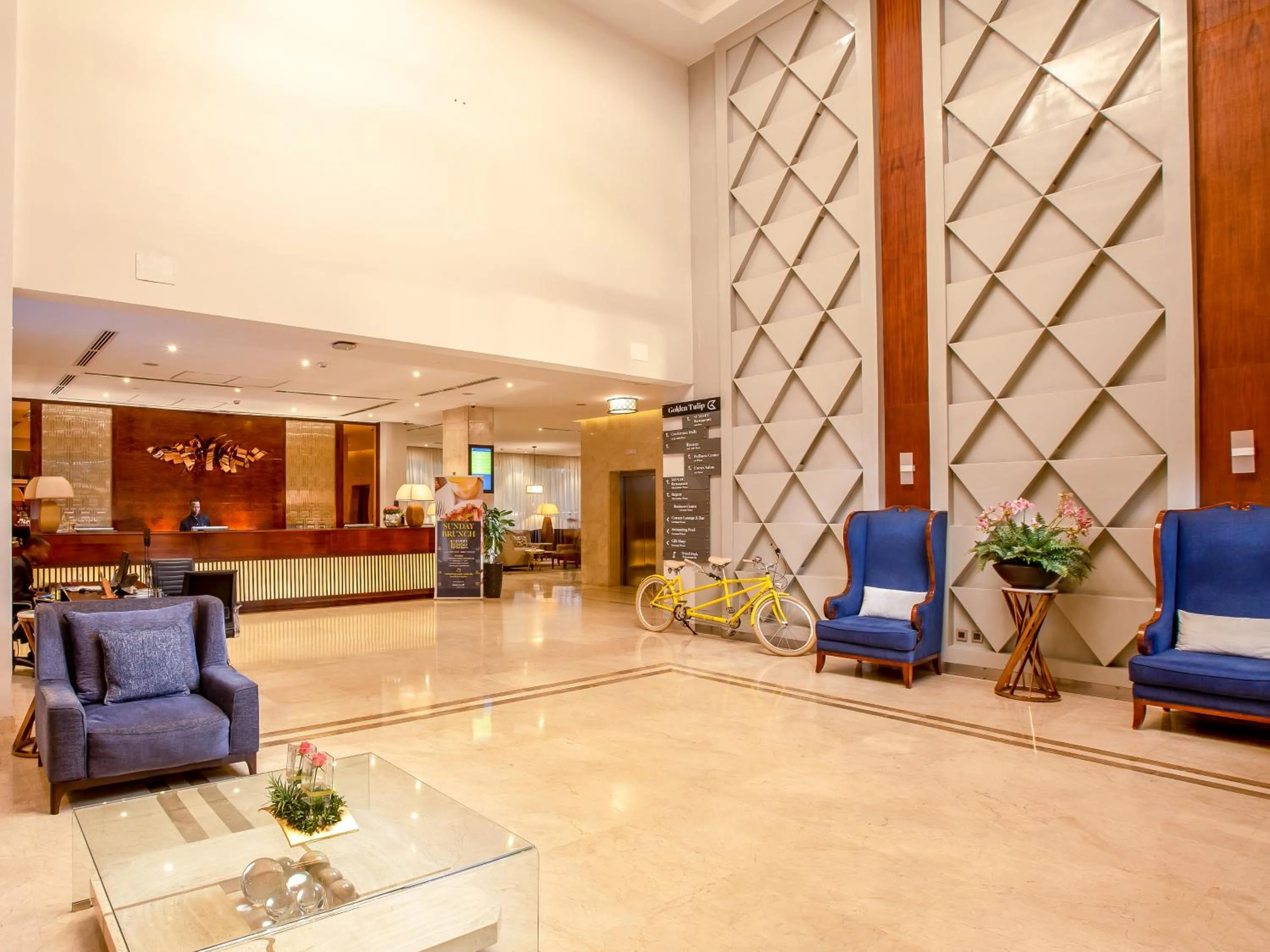 Lobby or reception in Golden Tulip Canaan Kampala