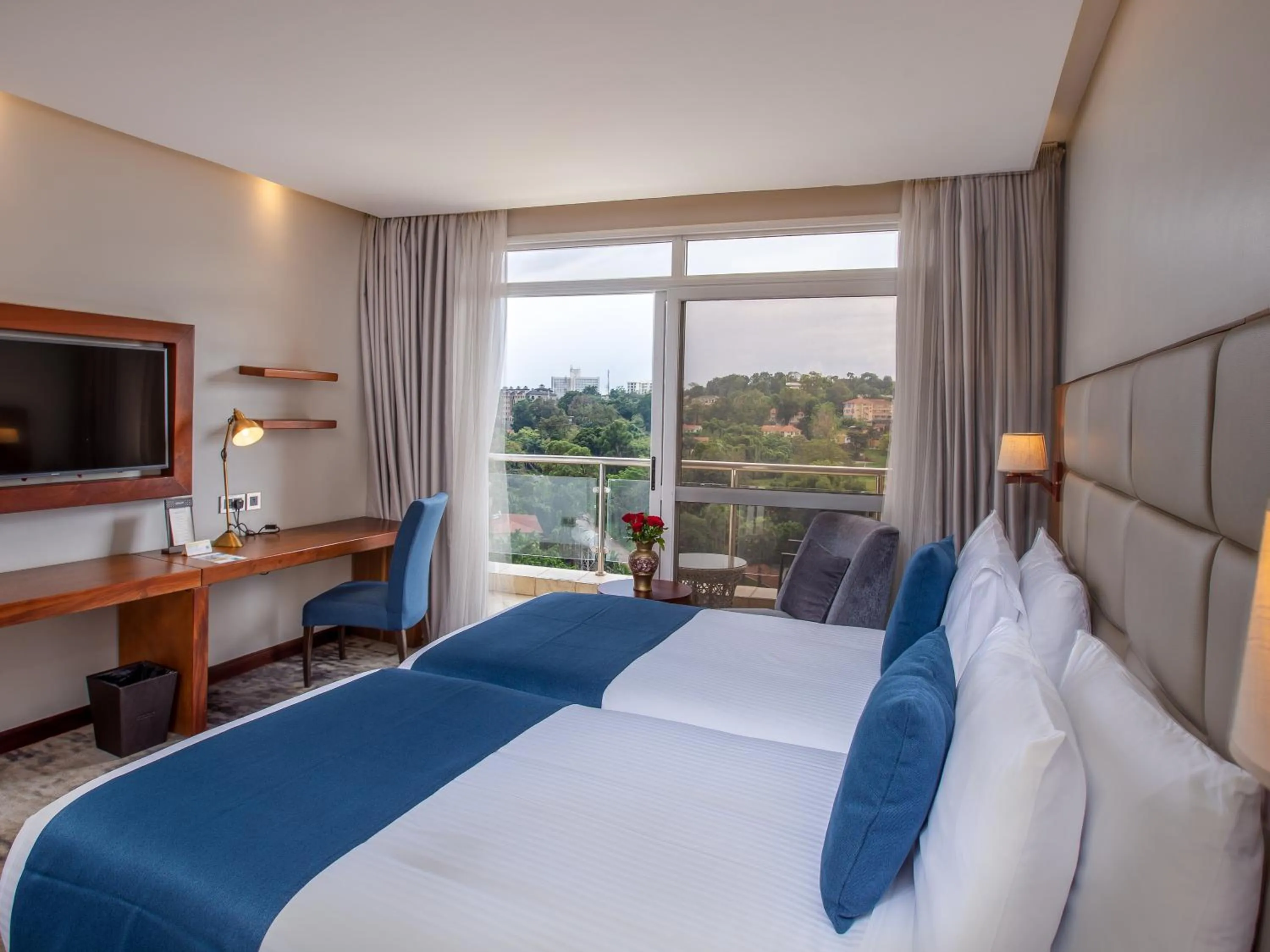 Superior Twin Room with Balcony in Golden Tulip Canaan Kampala