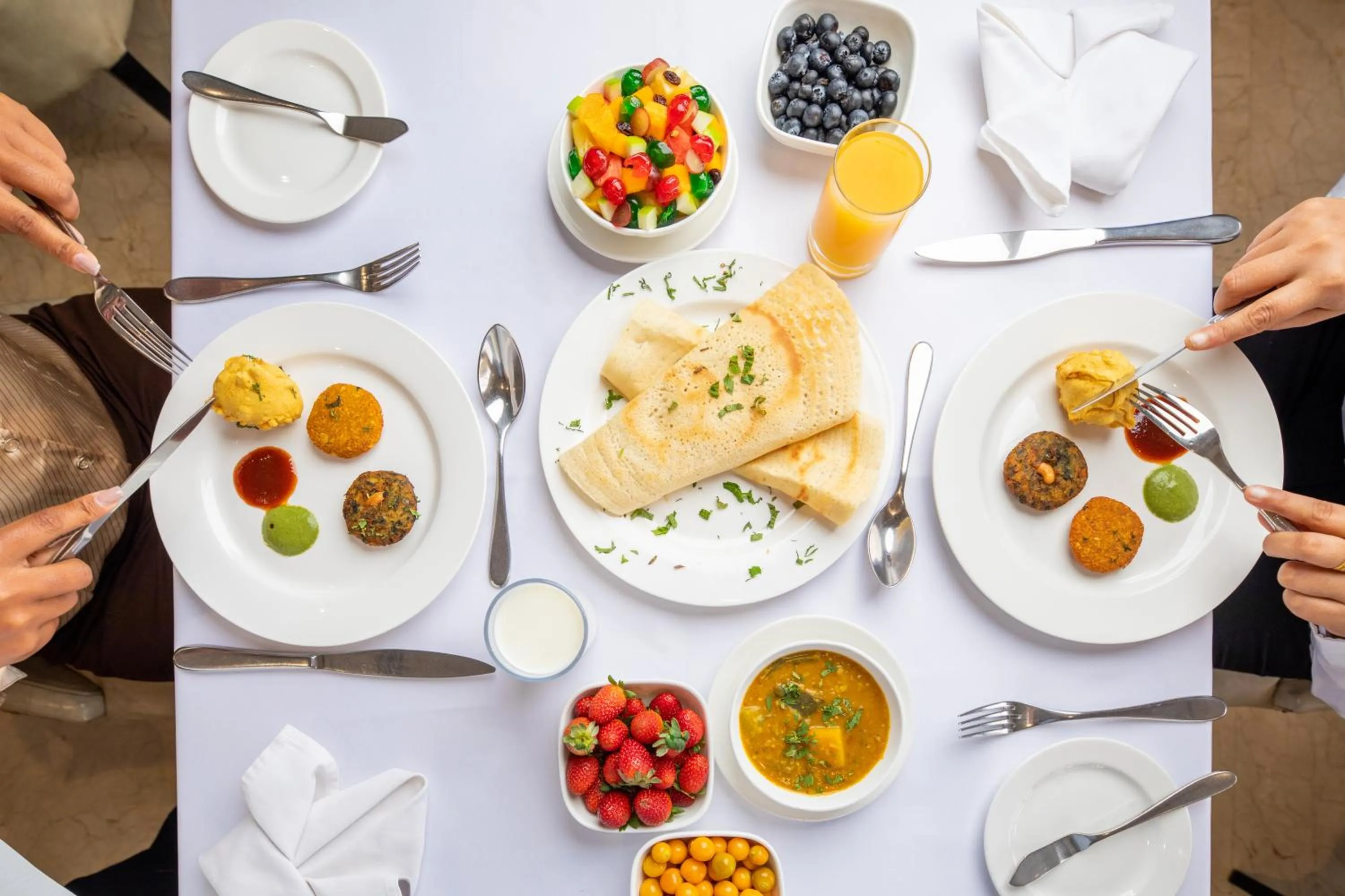 Breakfast in Golden Tulip Canaan Kampala