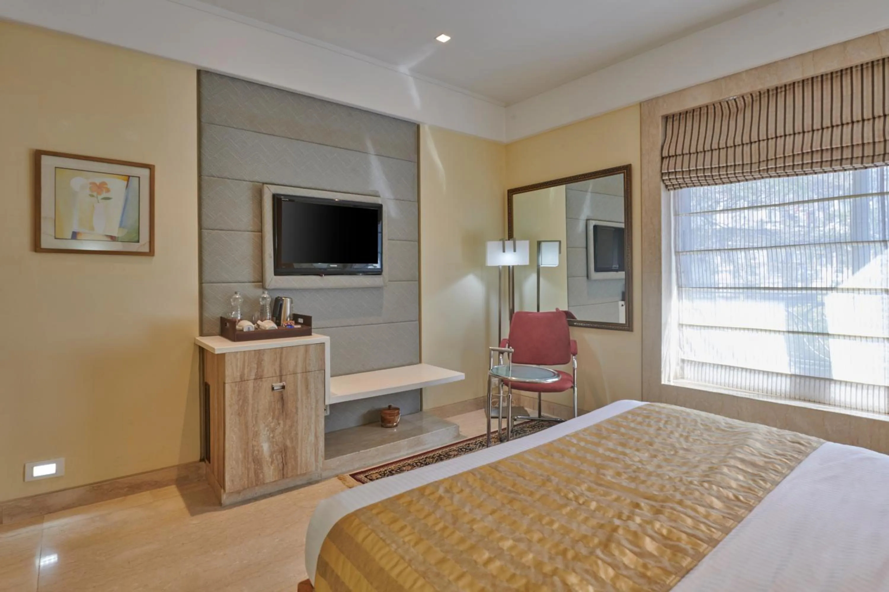 TV and multimedia, Bed in Residency Hotel Fort