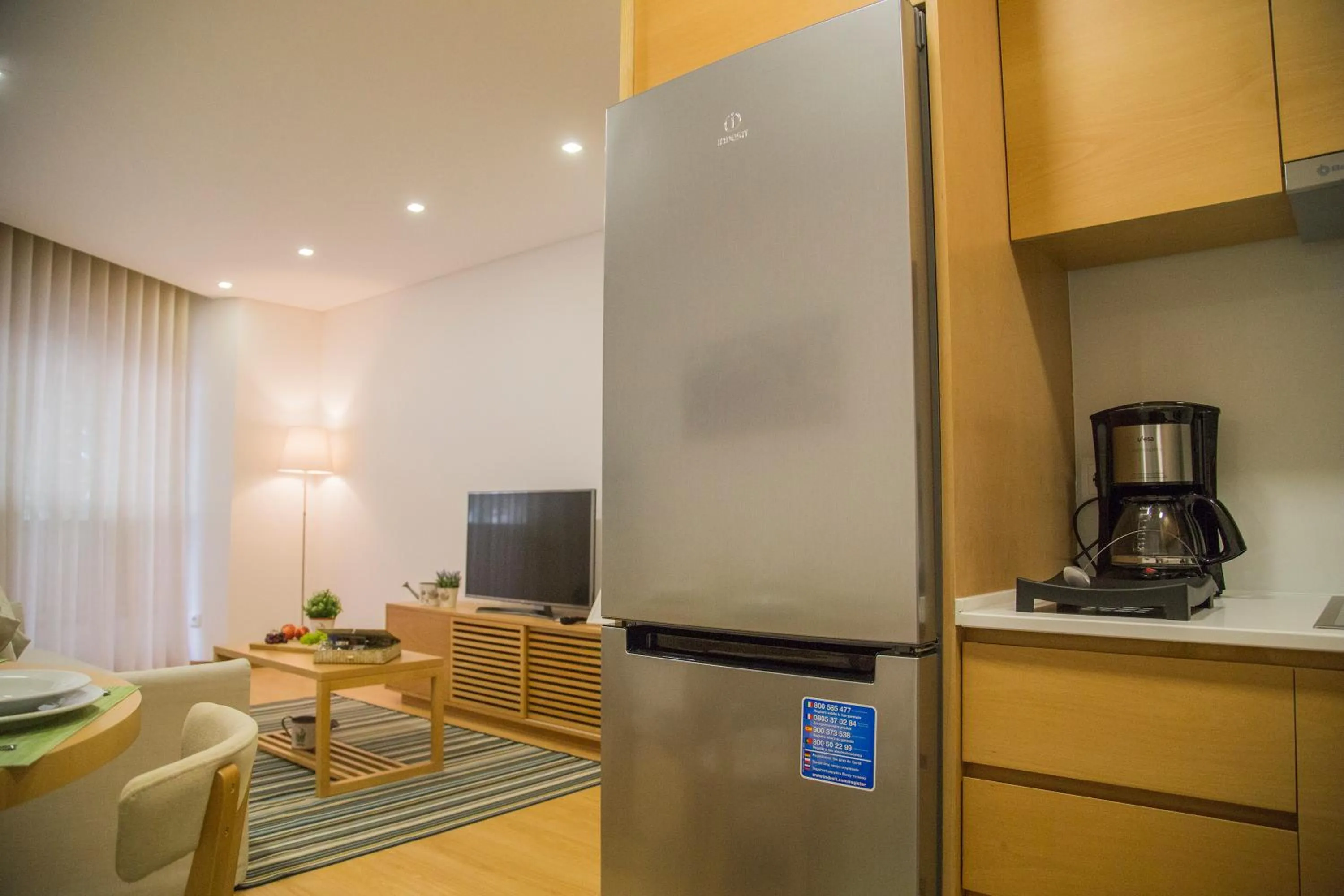 Kitchen or kitchenette in Spot Apartments Trindade