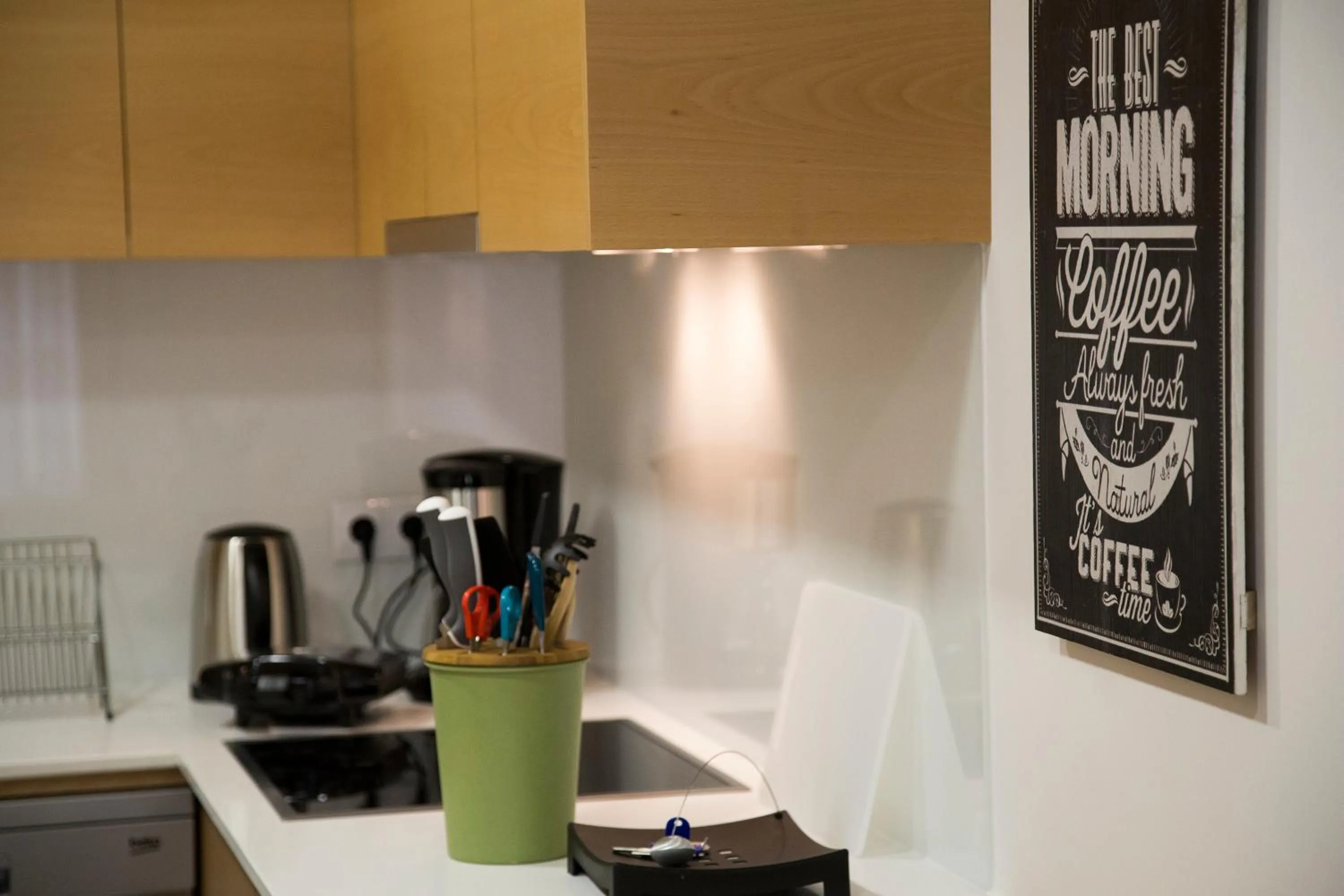 Kitchen or kitchenette in Spot Apartments Trindade