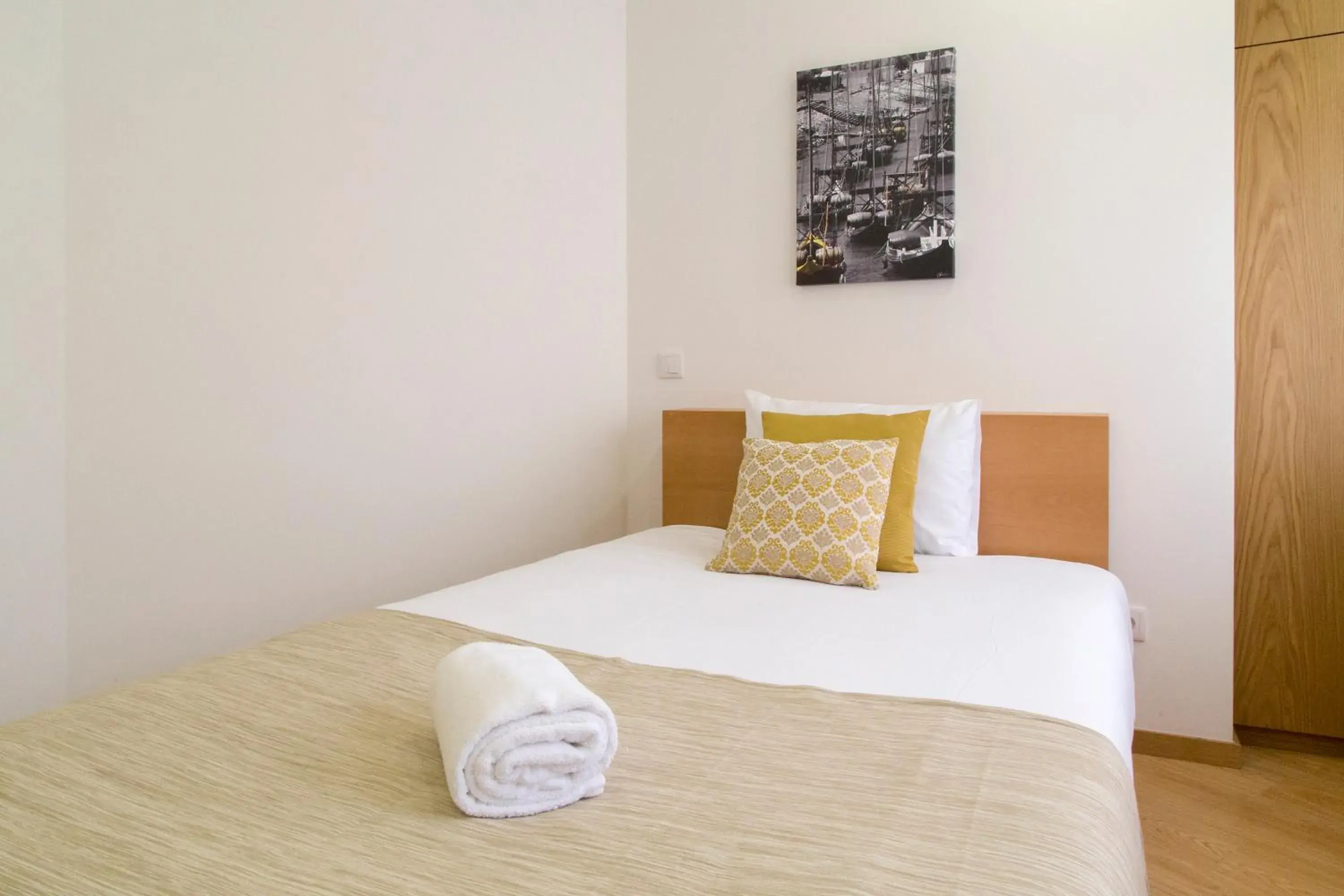 Bedroom, Bed in Spot Apartments Trindade Bedroom, Bed in Spot Apartments Trindade