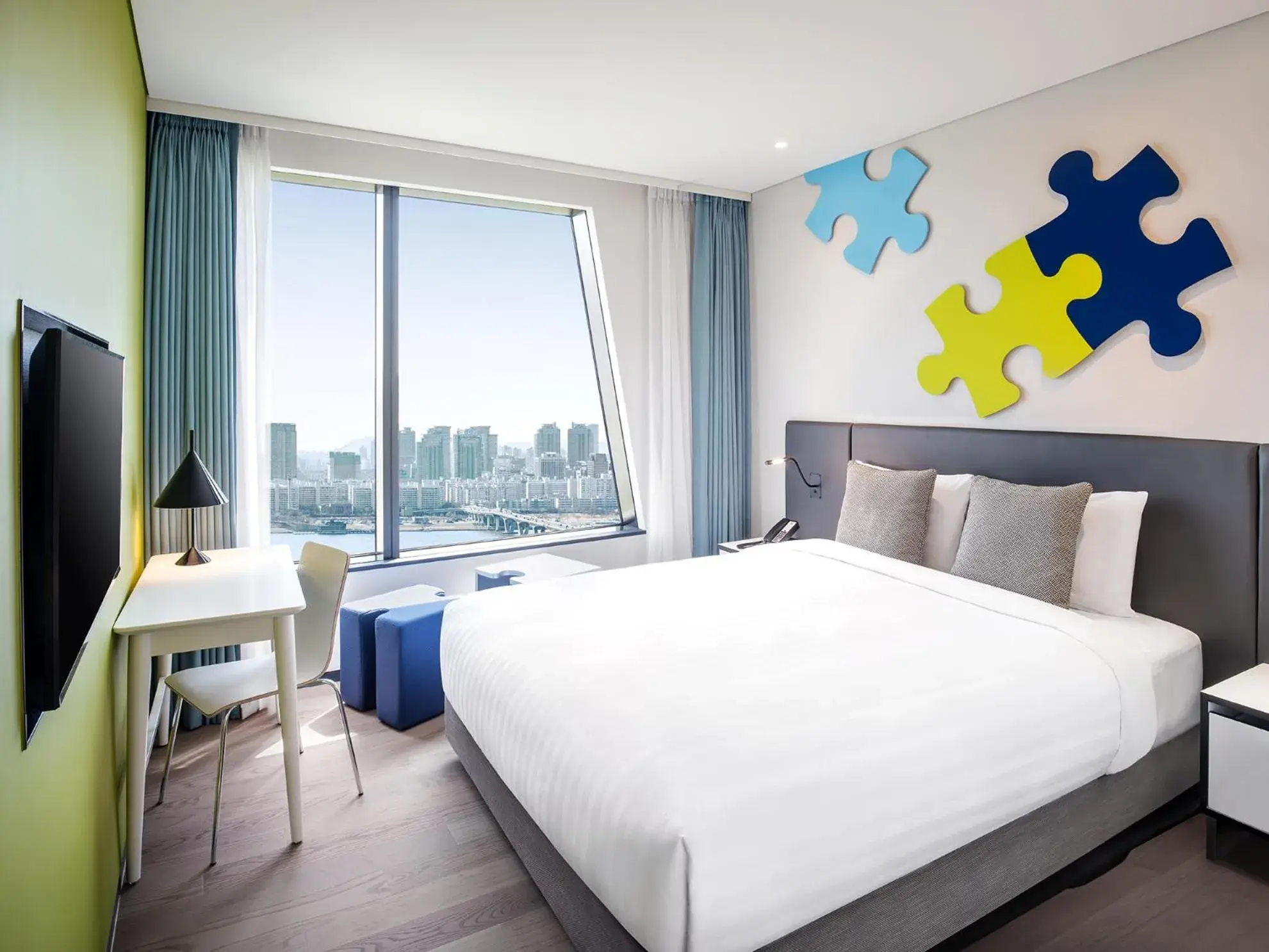 Bed in ibis Styles Ambassador Seoul Yongsan Bed in ibis Styles Ambassador Seoul Yongsan