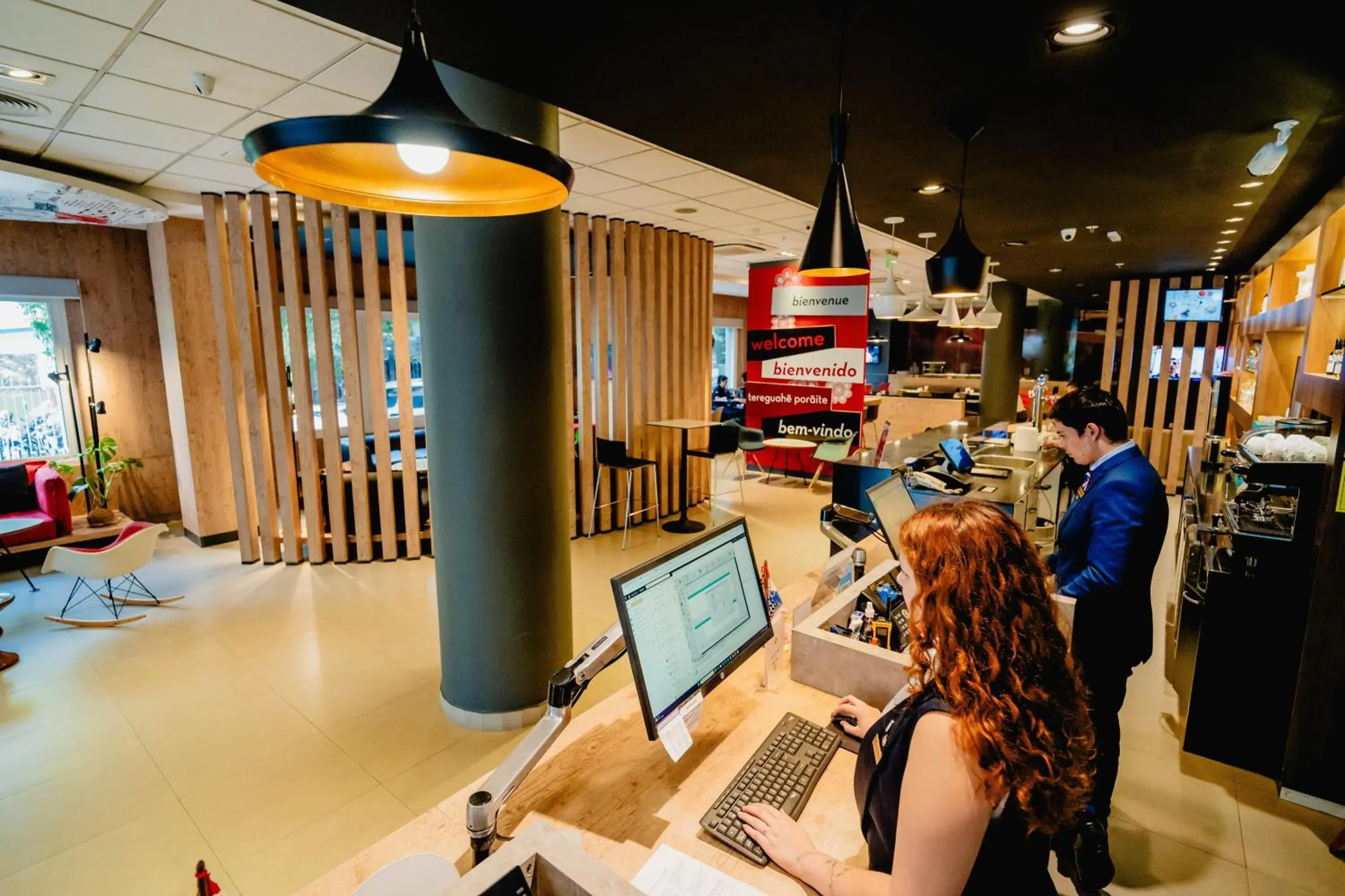 Lobby or reception in ibis Asuncion Lobby or reception in ibis Asuncion