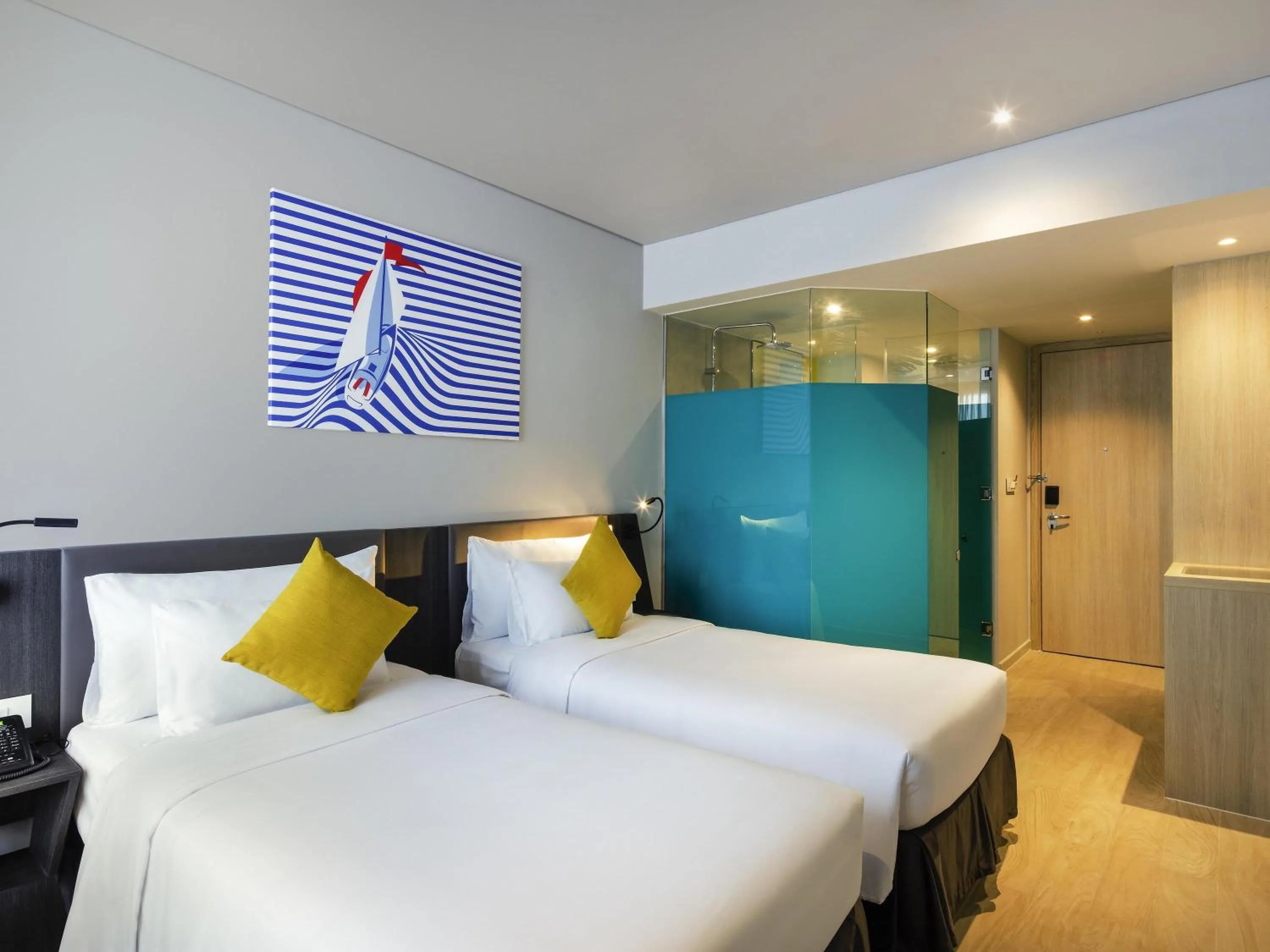 Bedroom, Bed in ibis Styles Nha Trang