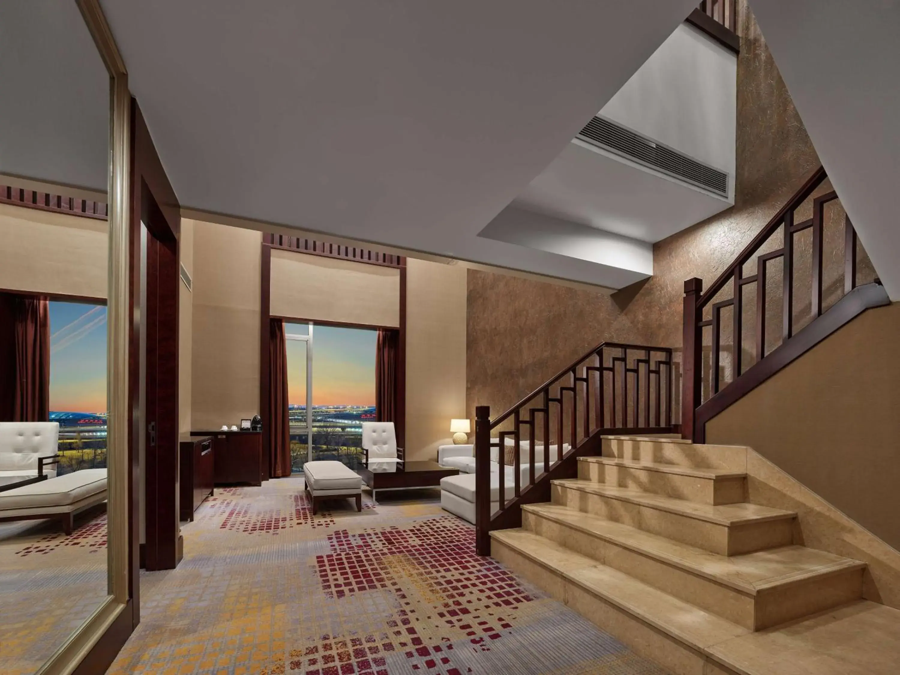 Living room in Hilton Beijing Capital Airport Living room in Hilton Beijing Capital Airport