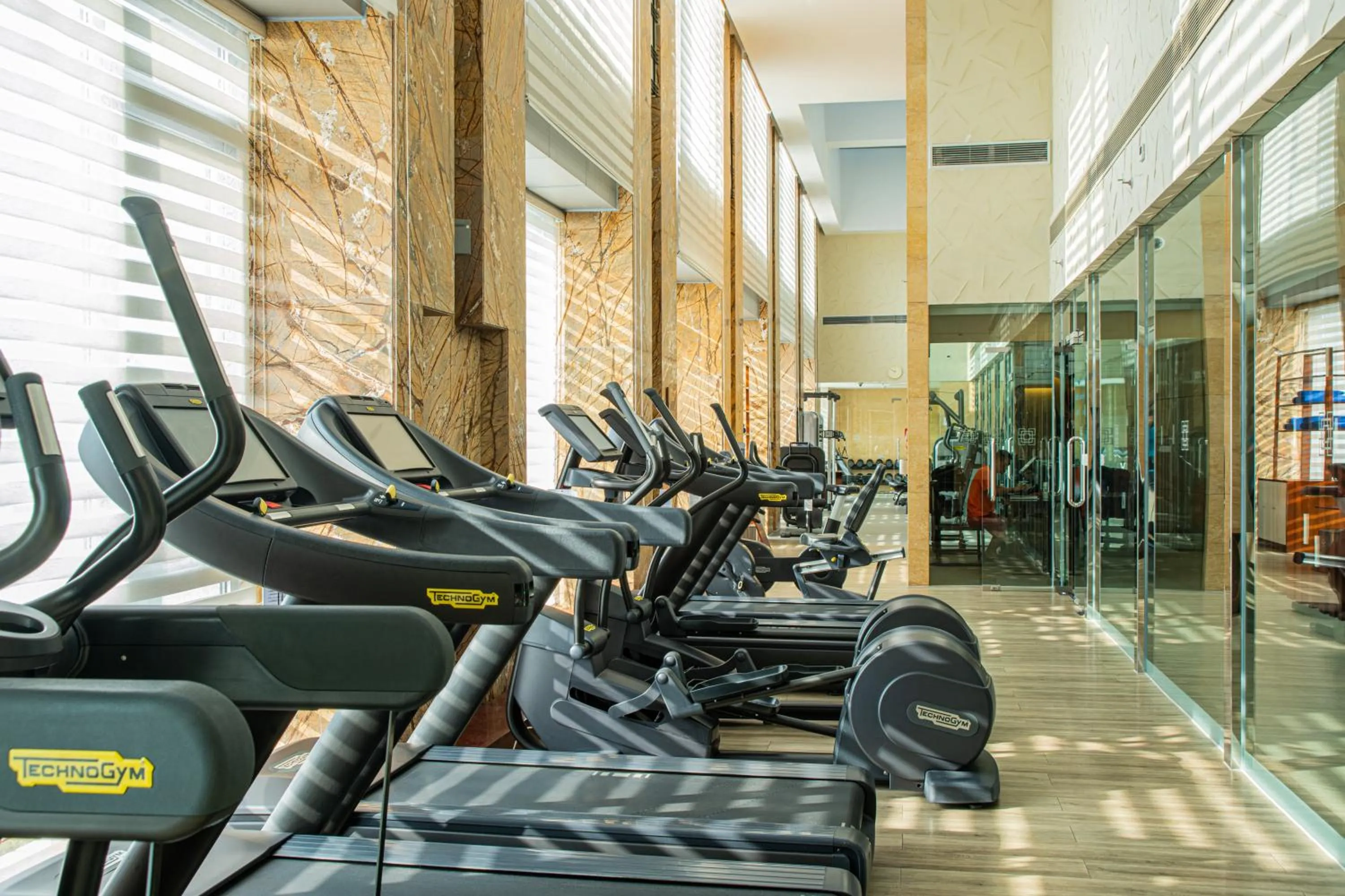 Fitness centre/facilities in Hilton Beijing Capital Airport