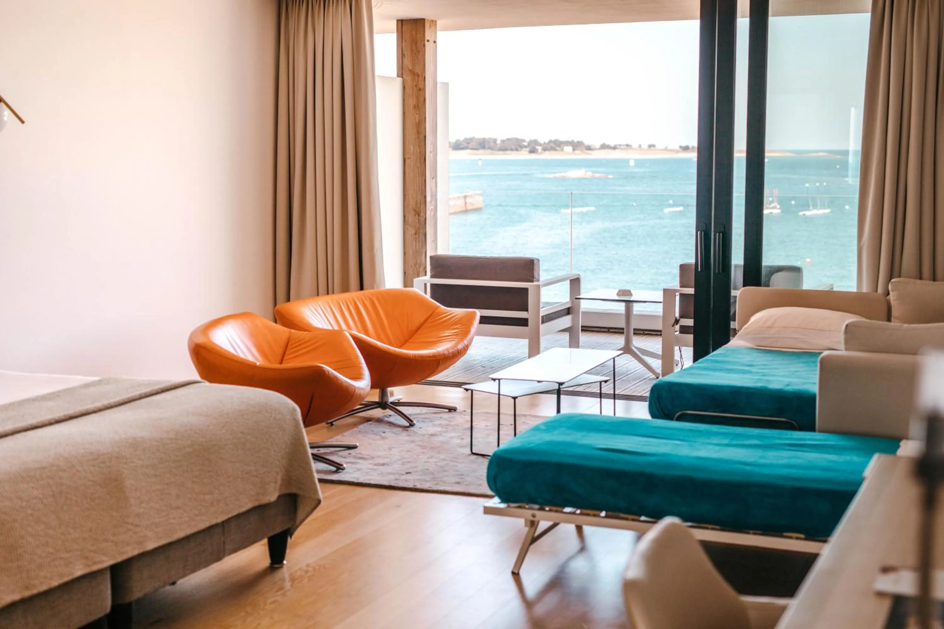 Bedroom in Brittany & Spa Relais & Châteaux