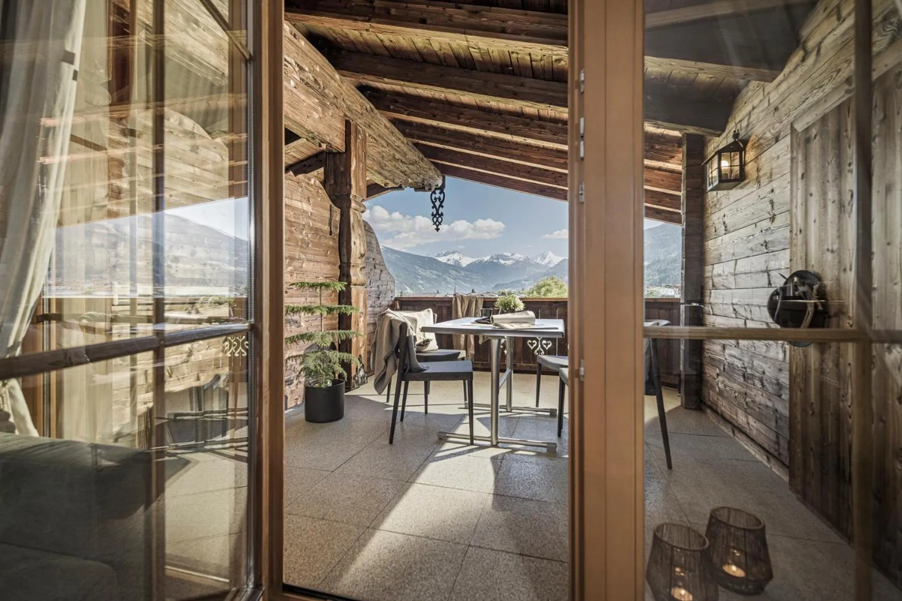 Balcony/Terrace in Aparthotel Stacherhof