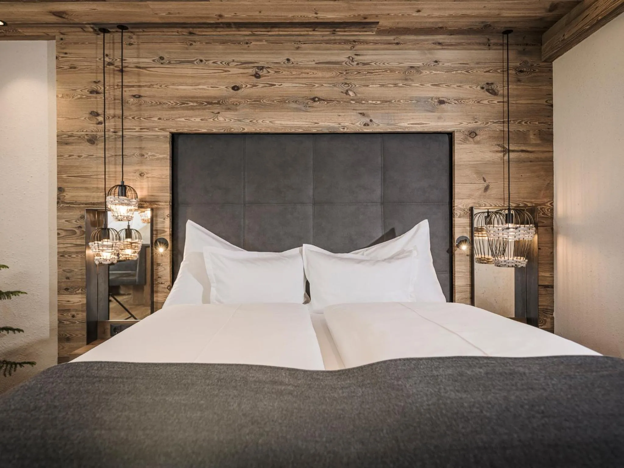 Bed in Aparthotel Stacherhof