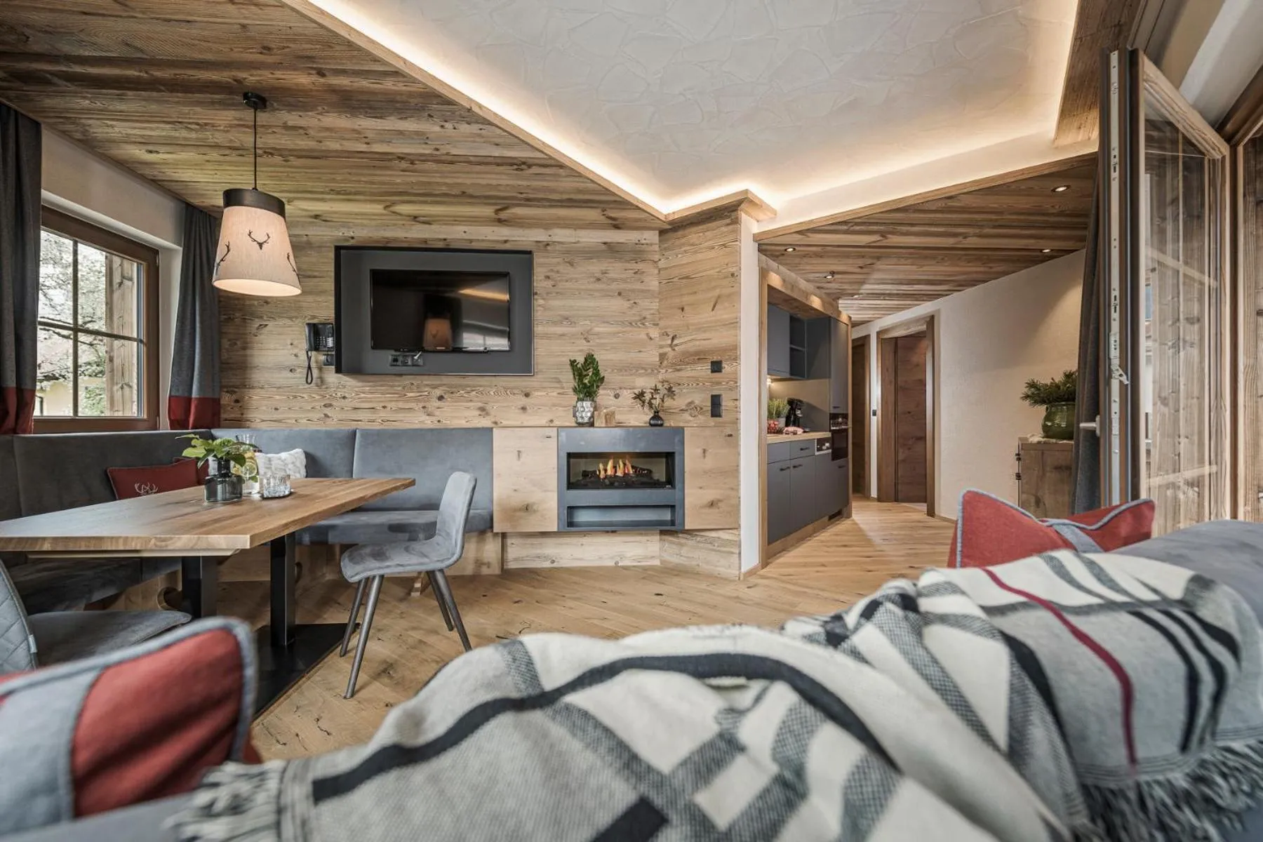 Living room in Aparthotel Stacherhof