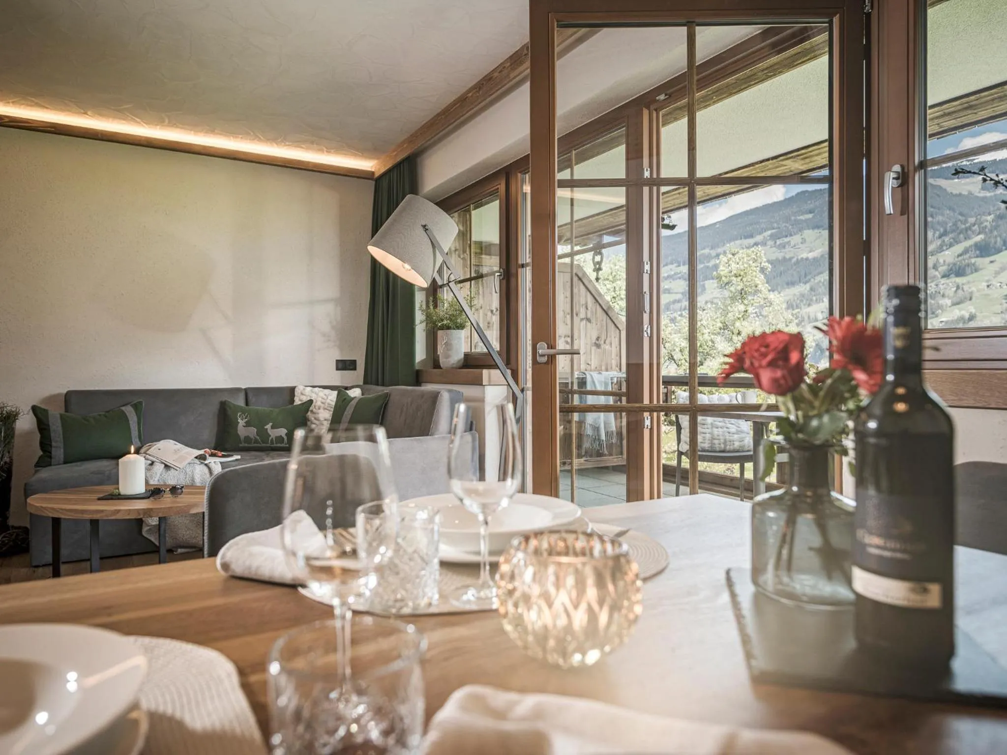 Dining area in Aparthotel Stacherhof