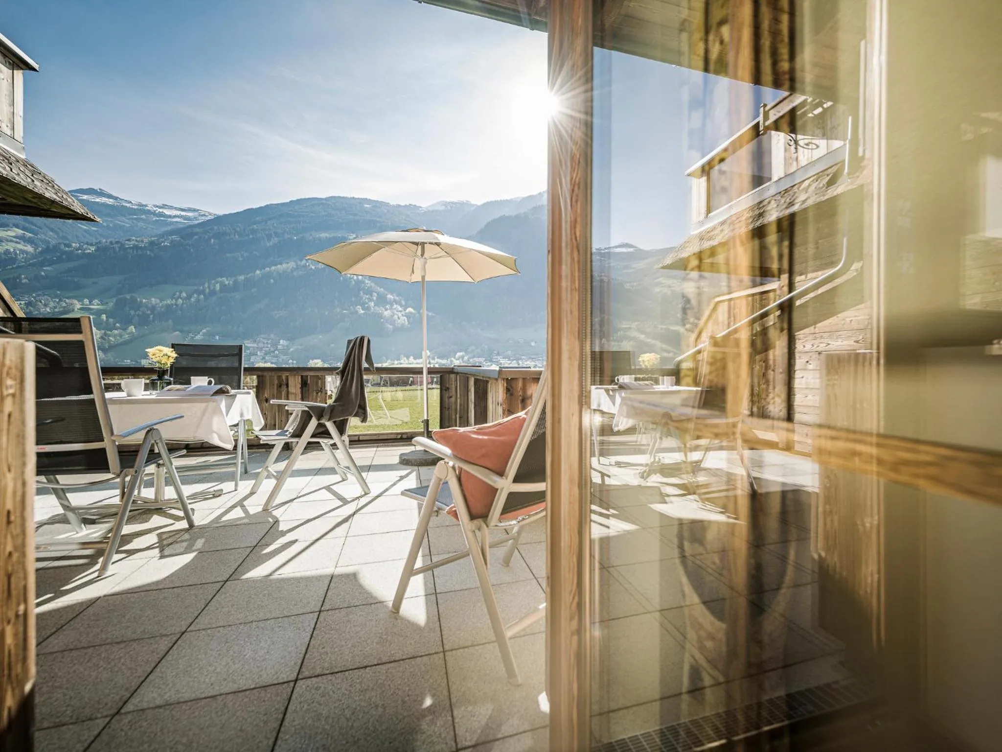 Balcony/Terrace in Aparthotel Stacherhof