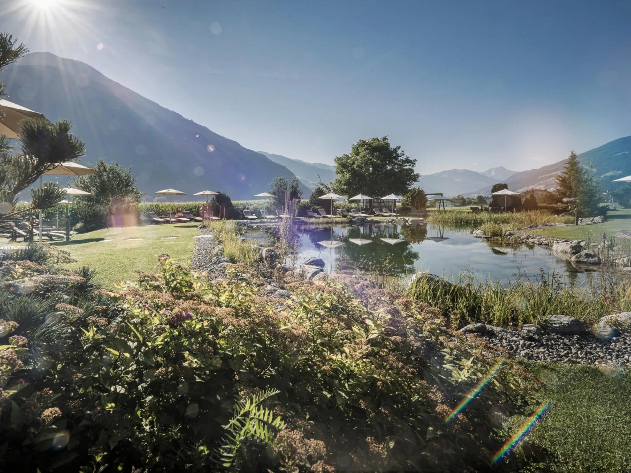 Lake view in Aparthotel Stacherhof