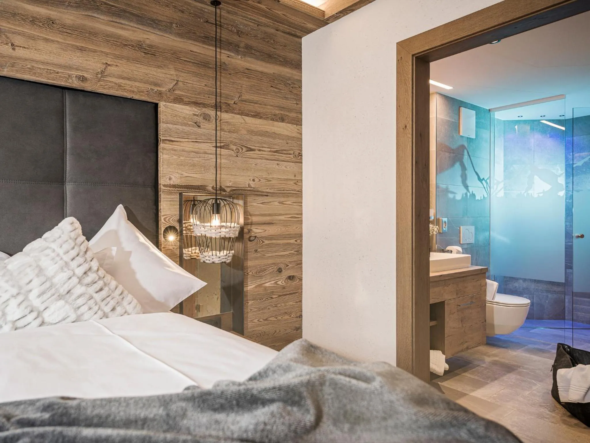 Bed in Aparthotel Stacherhof