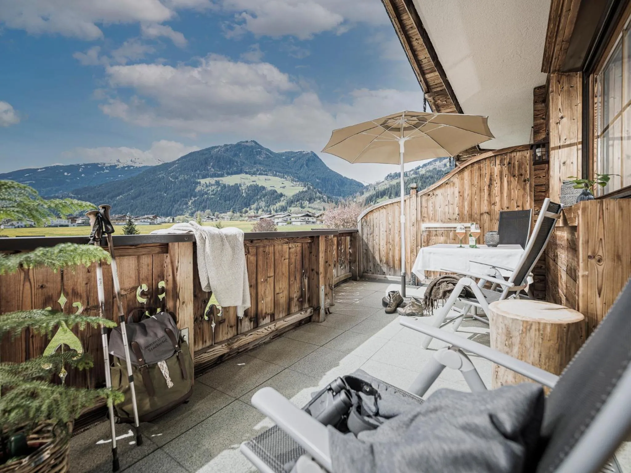Balcony/Terrace in Aparthotel Stacherhof