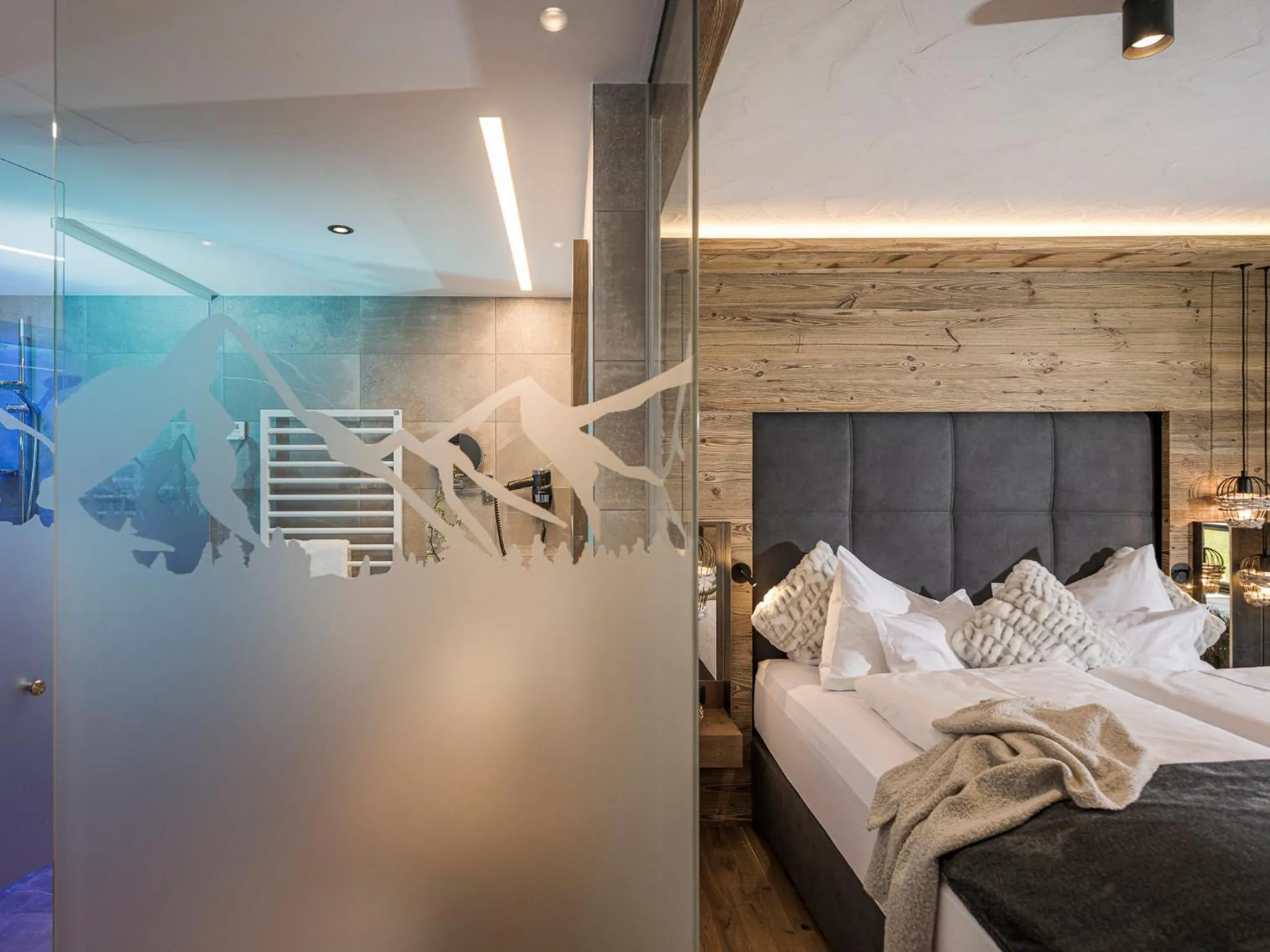Bed in Aparthotel Stacherhof
