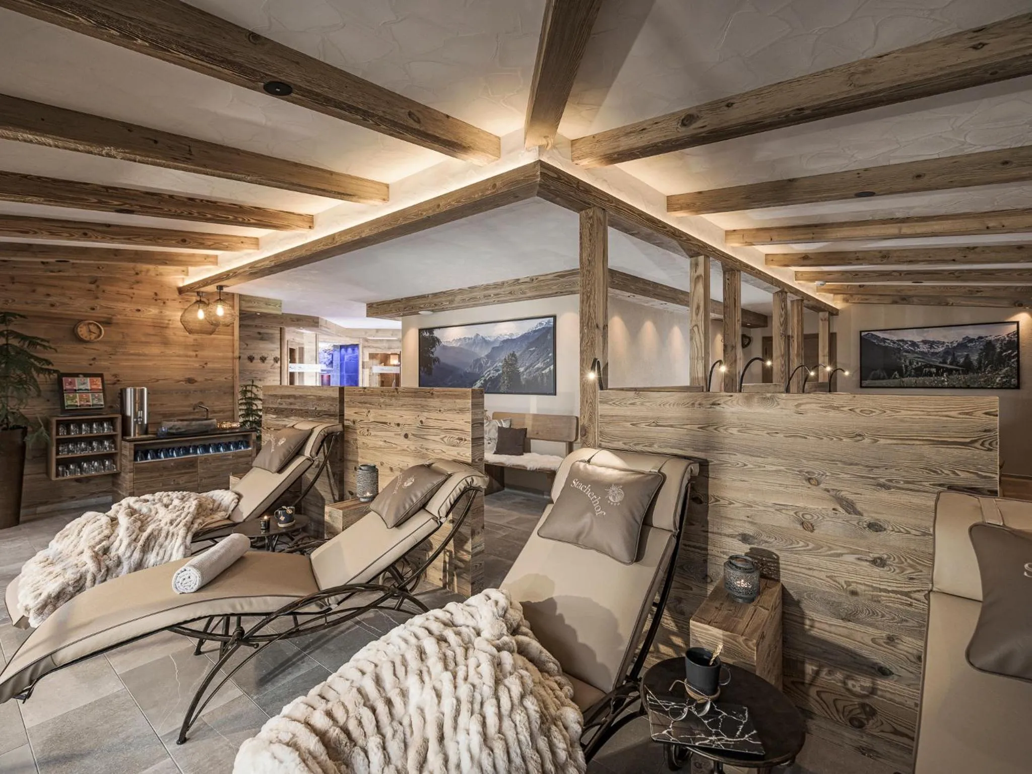 Sauna in Aparthotel Stacherhof