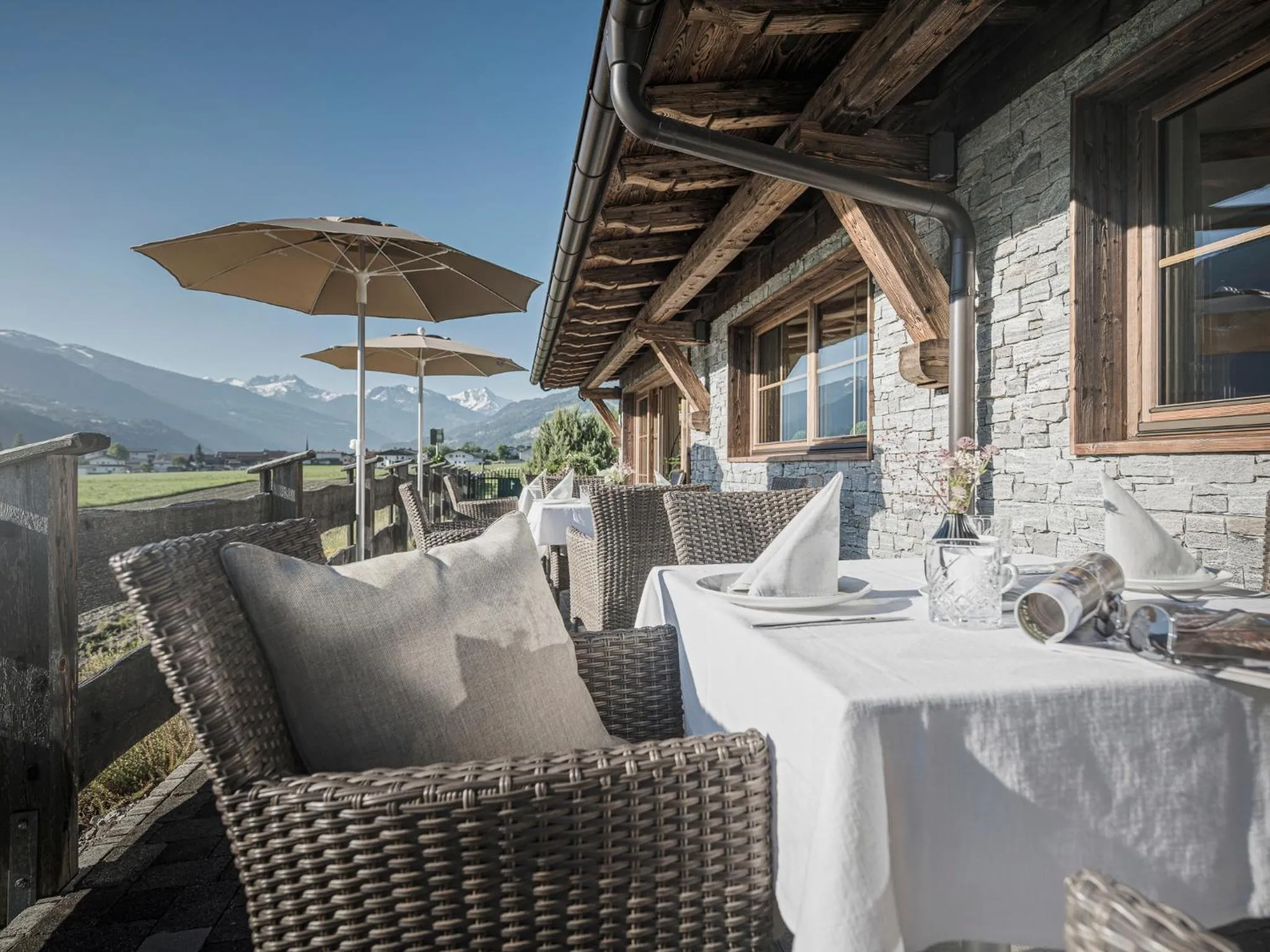 Balcony/Terrace in Aparthotel Stacherhof