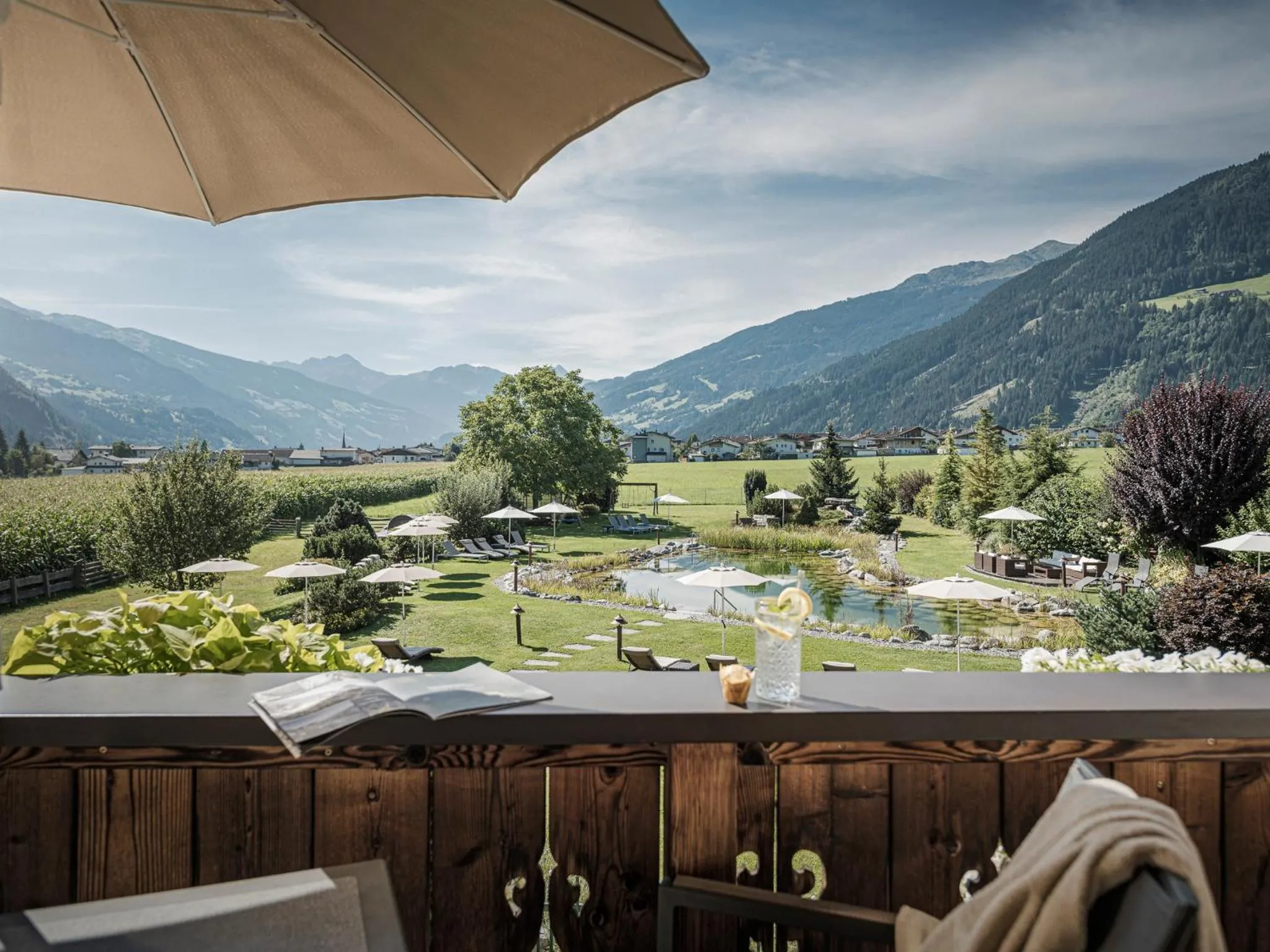 Garden in Aparthotel Stacherhof
