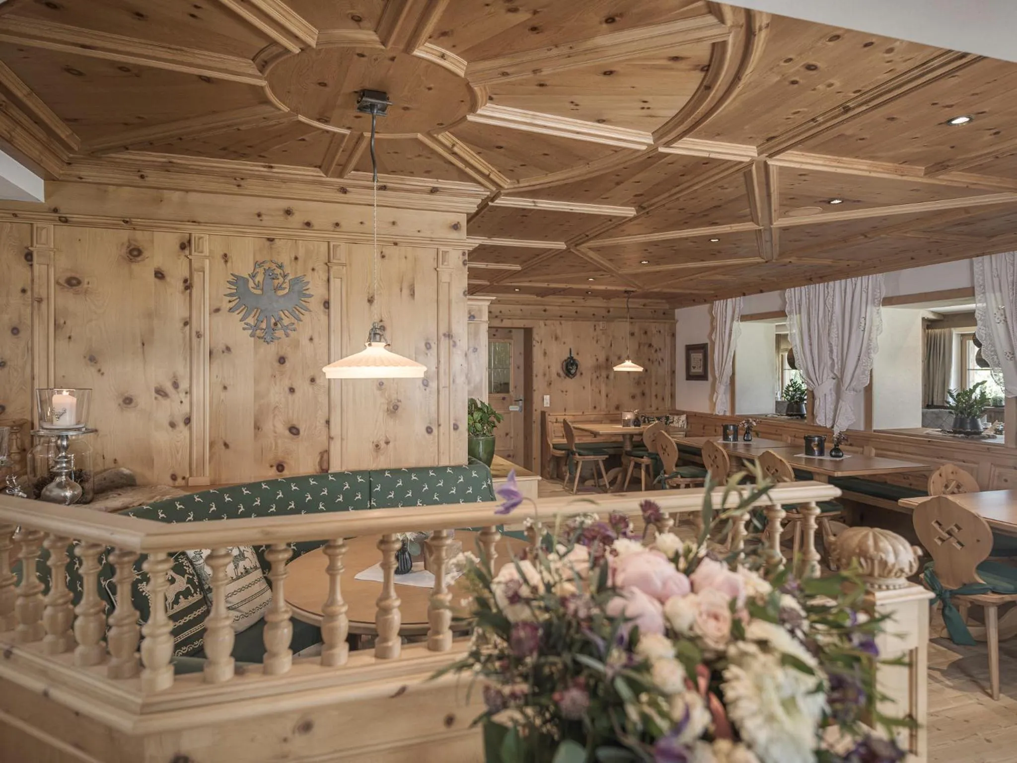 Seating area in Aparthotel Stacherhof