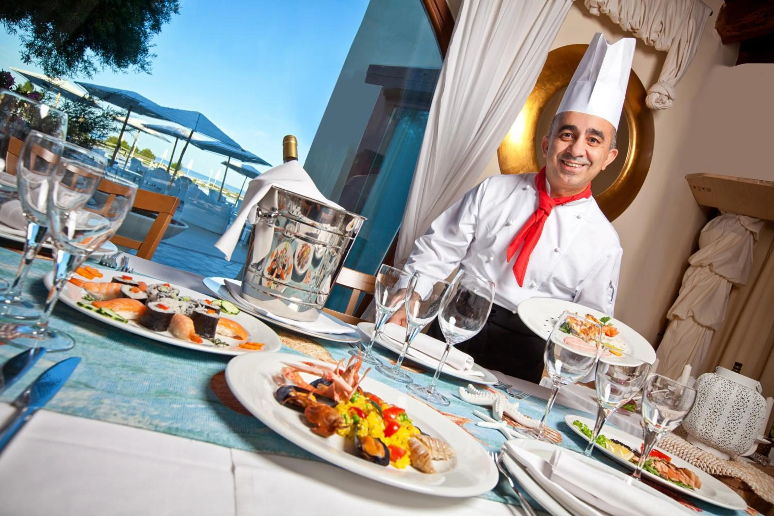 Restaurant/places to eat in Hotel Baia Del Porto
