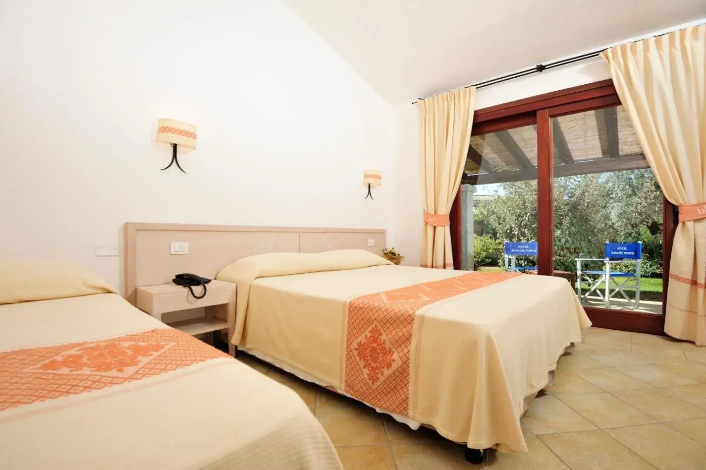 Bed in Hotel Baia Del Porto Bed in Hotel Baia Del Porto