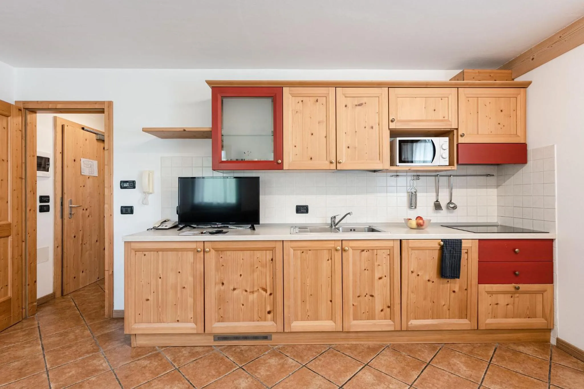 kitchen in Gaia Residence Hotel