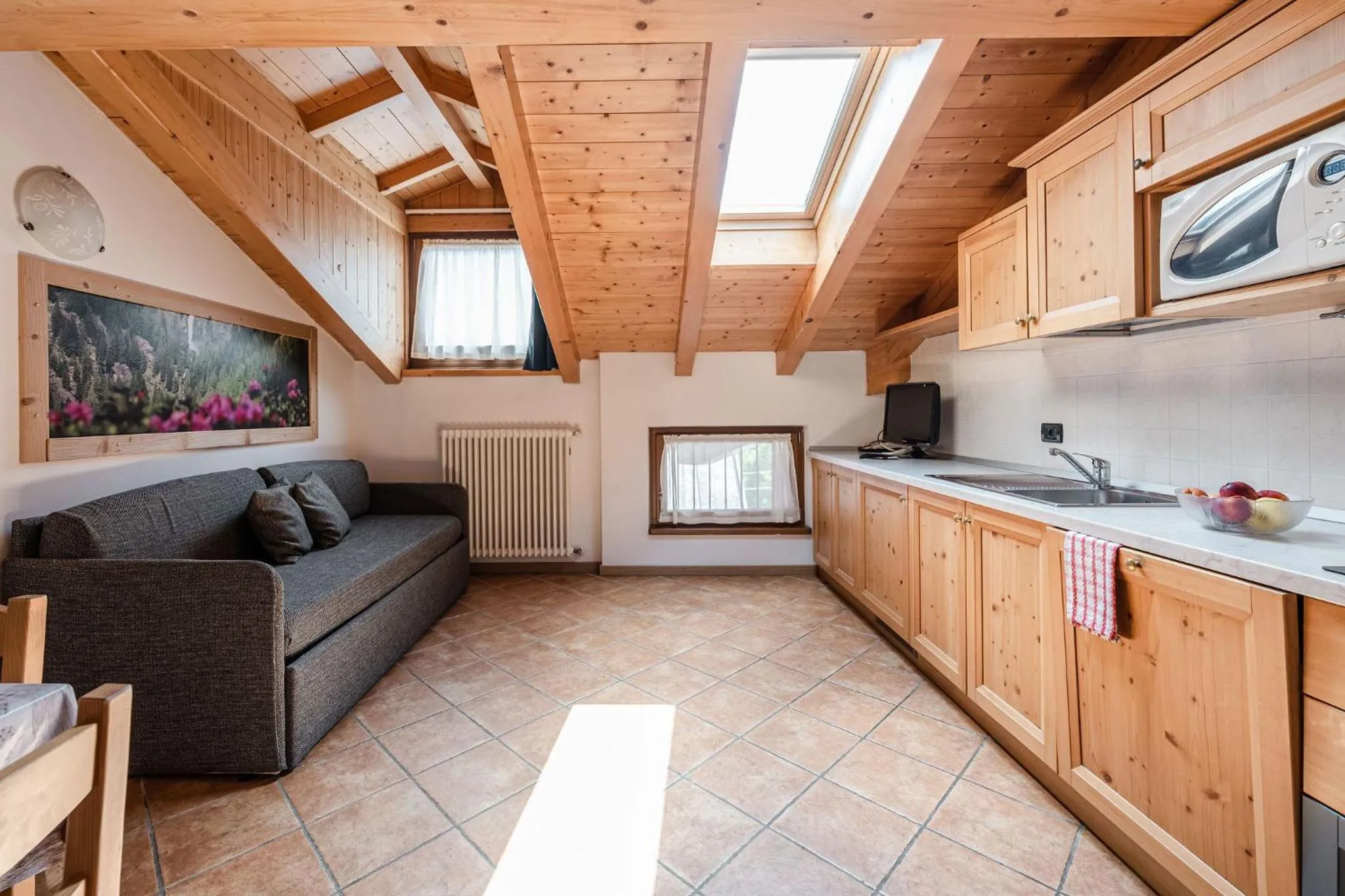 kitchen in Gaia Residence Hotel