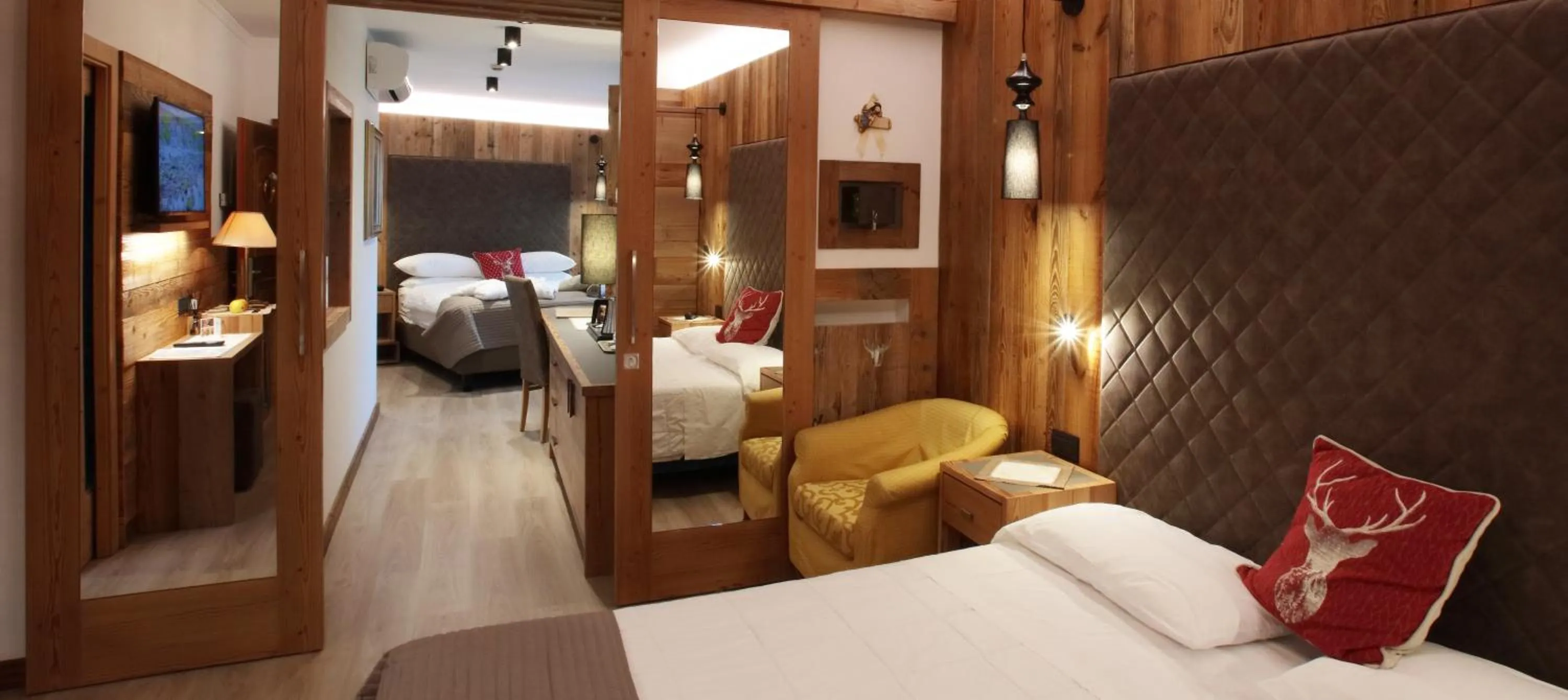 Bed in Alexander Hotel Alpine Wellness Dolomites