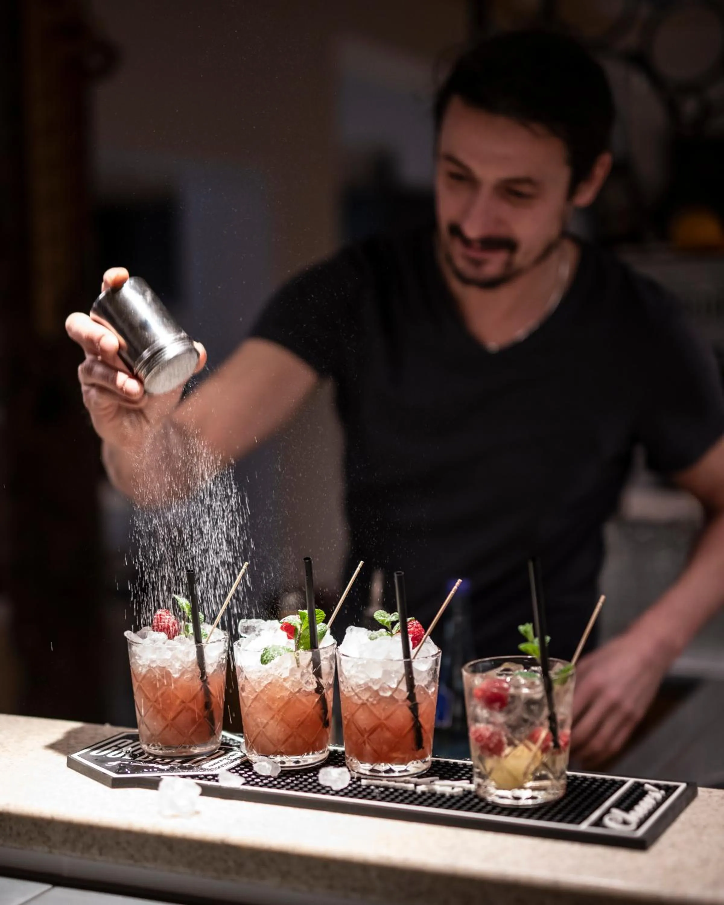 People in Mari Pop Hotel