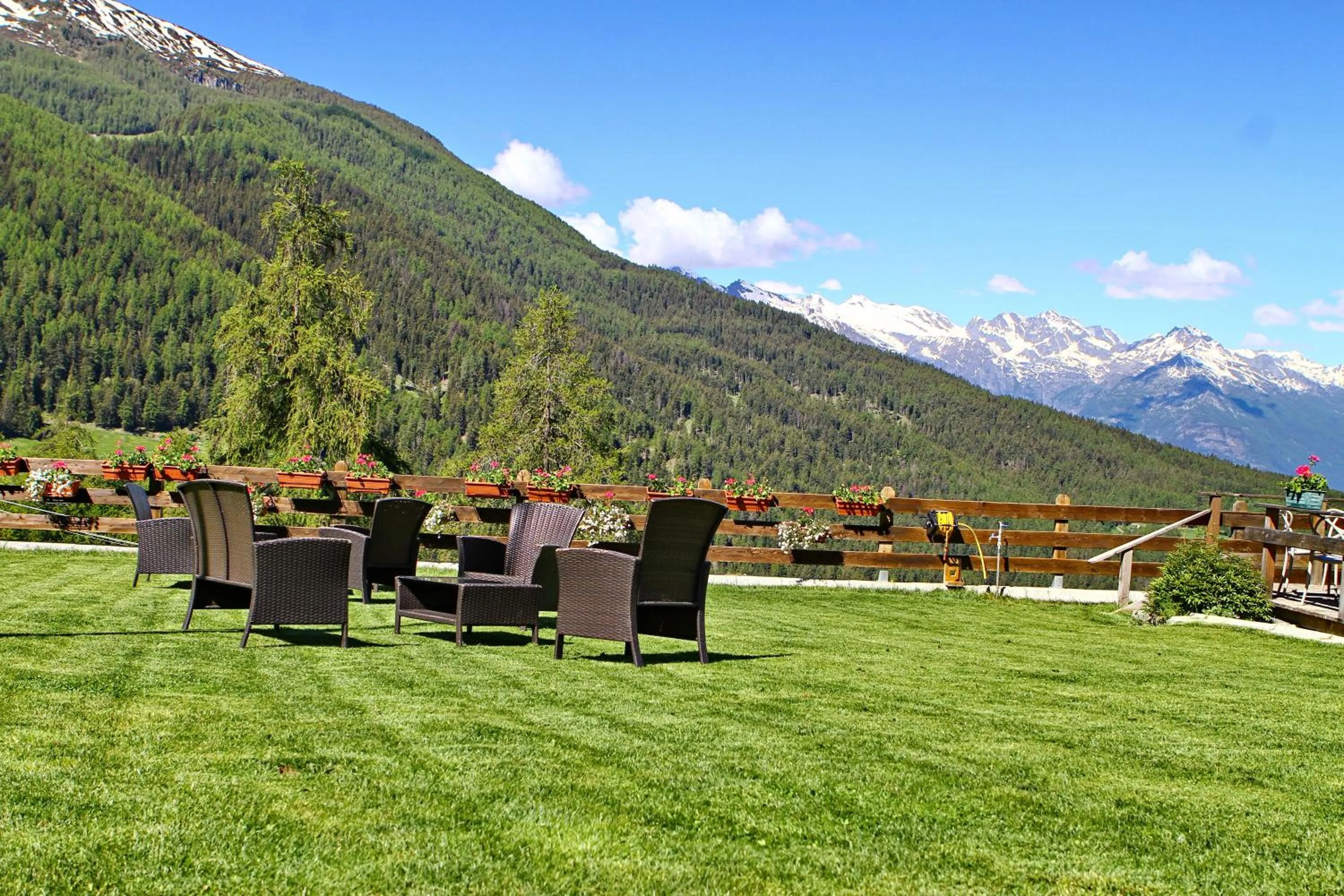 Garden in Hotel Chacaril