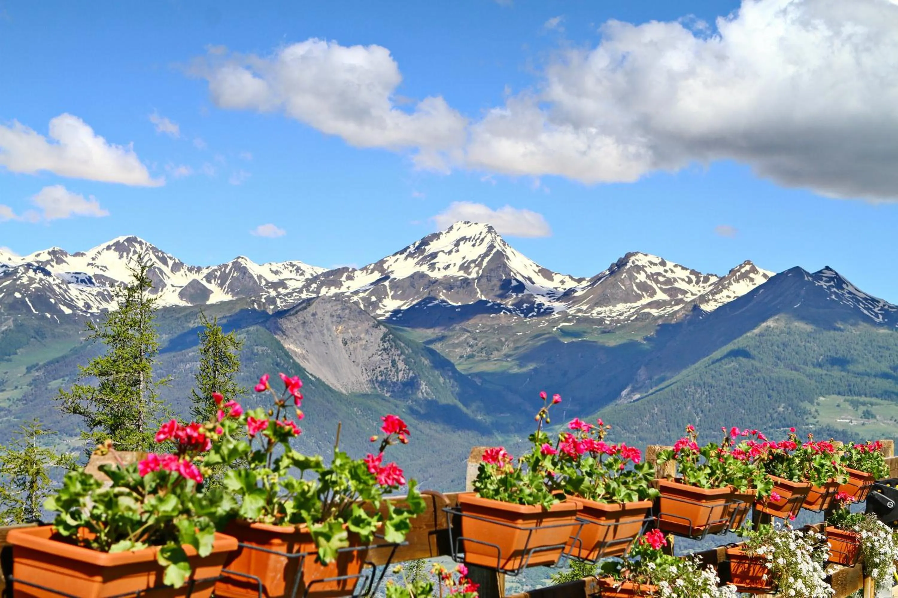 Bird's eye view in Hotel Chacaril