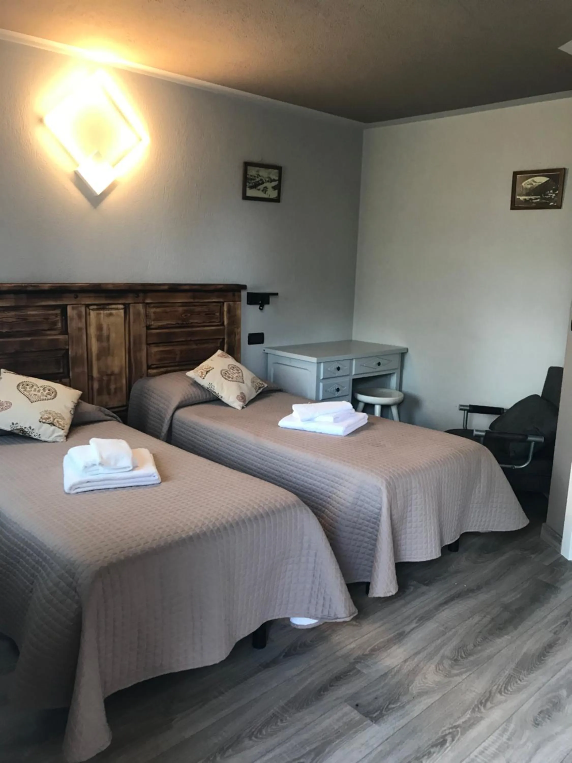 Bed in Hotel Chacaril