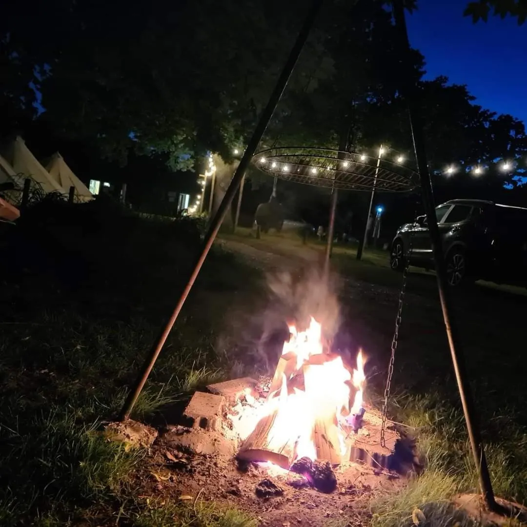 Bell Tent Glamping at Royal Victoria Country Park