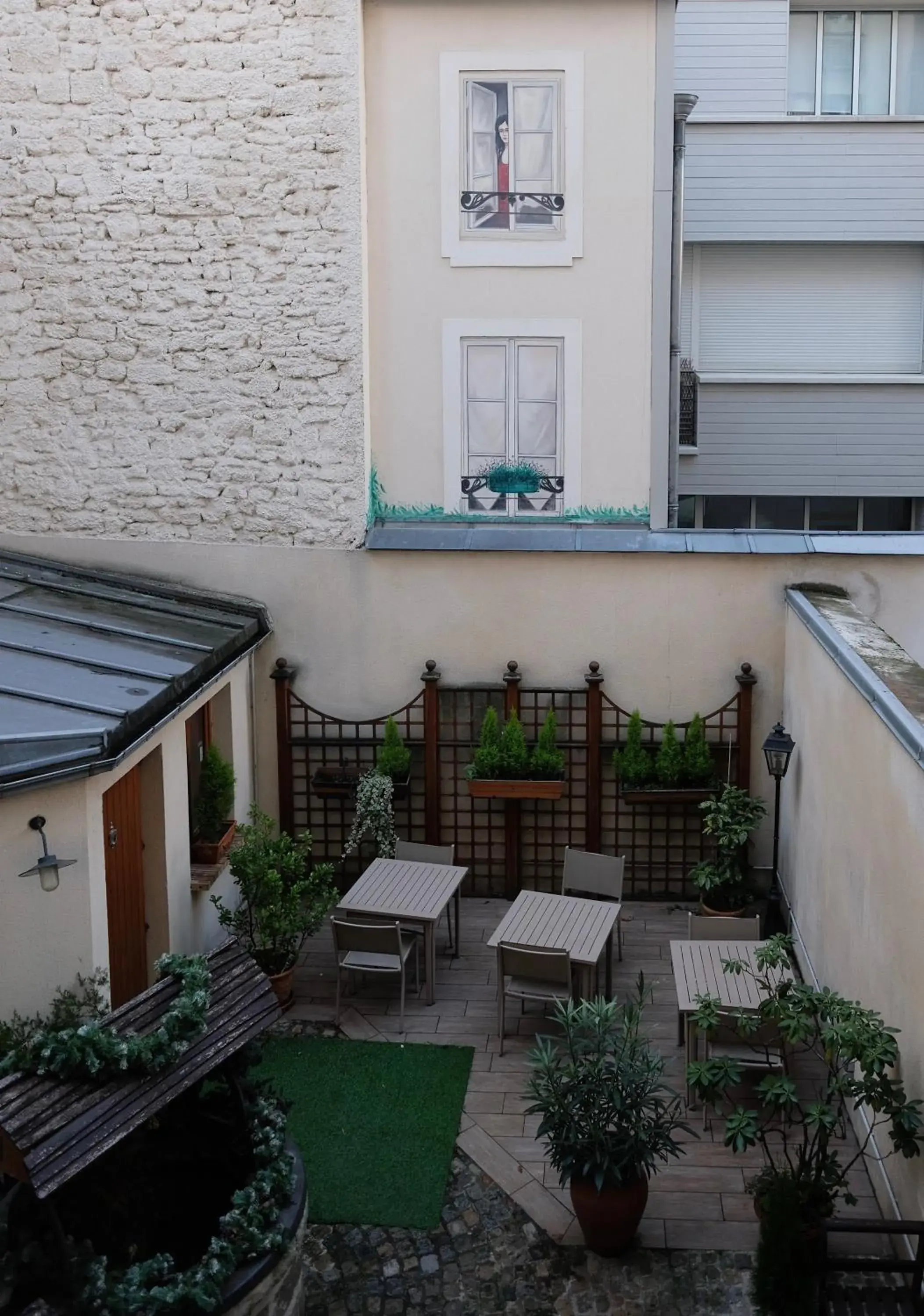 Garden view in Amiral-Fondary Garden view in Amiral-Fondary