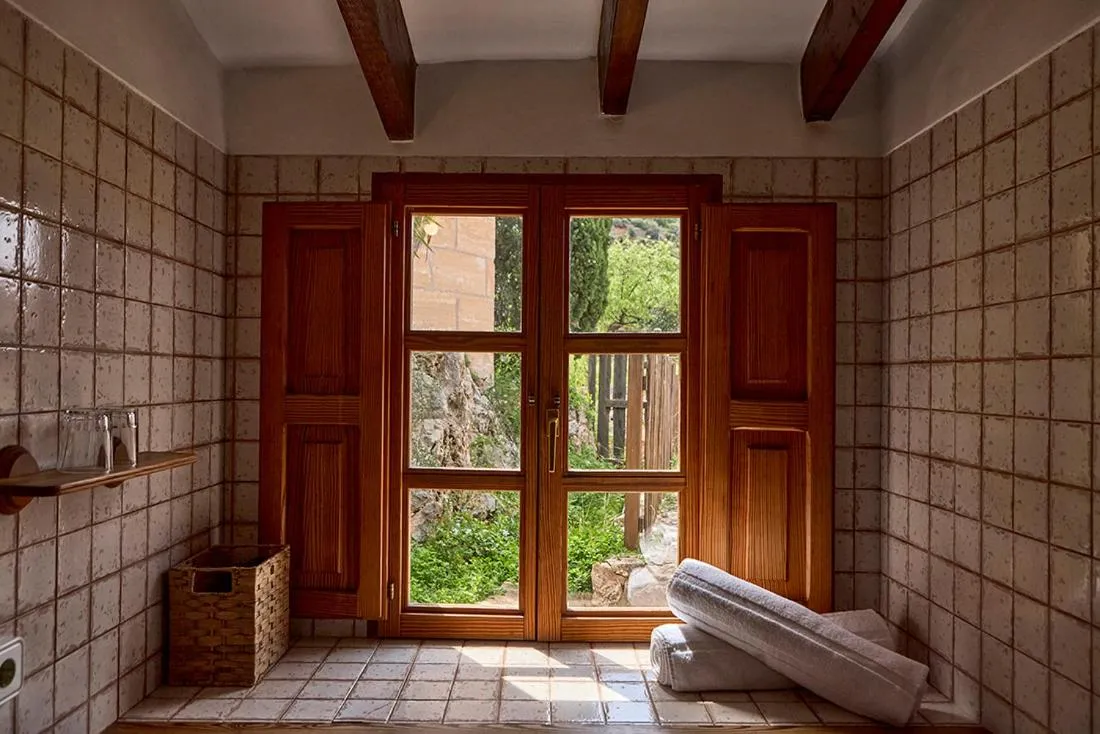 Garden view in Can Busquets