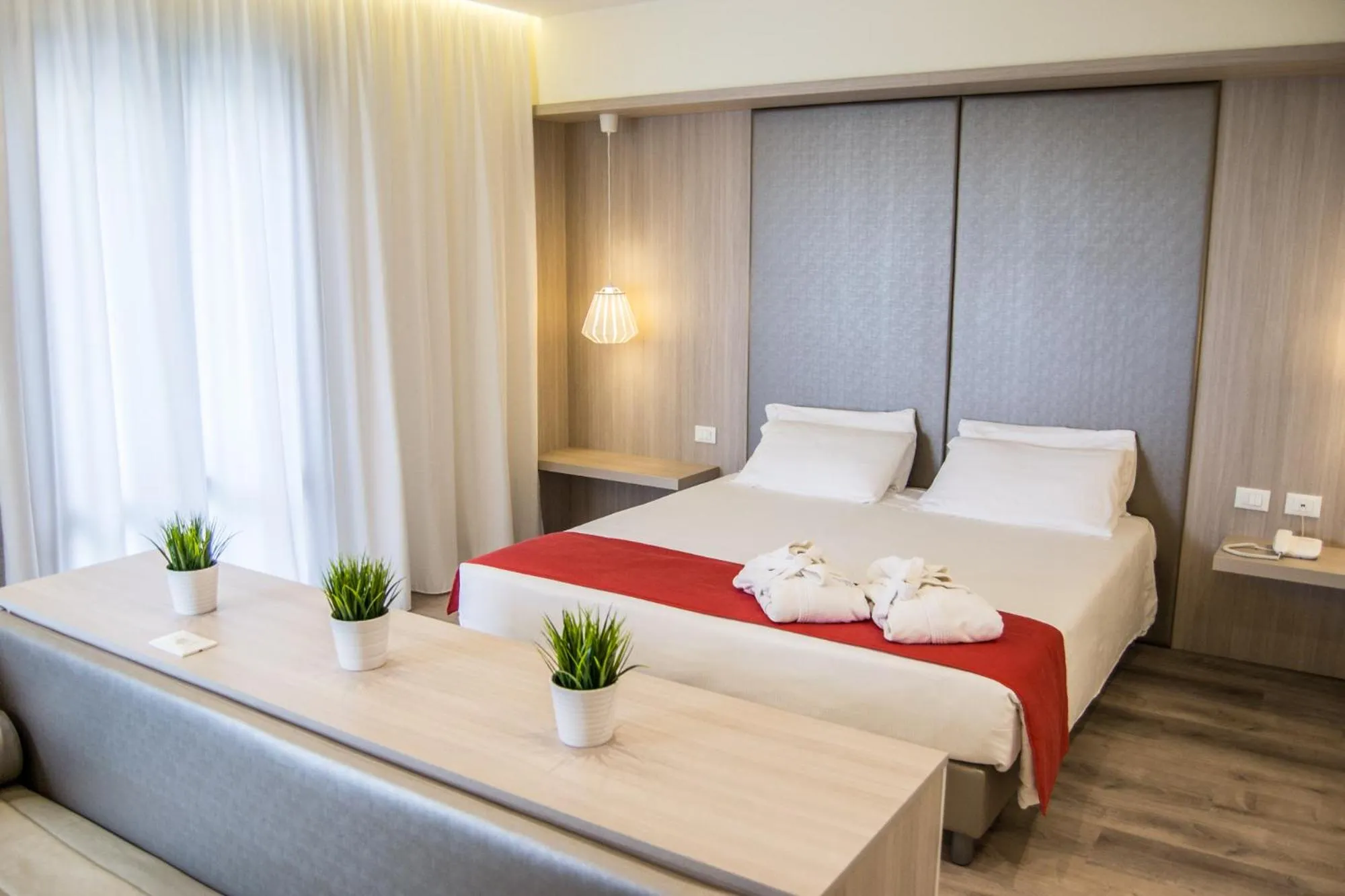 Bed in Hotel Atlantico