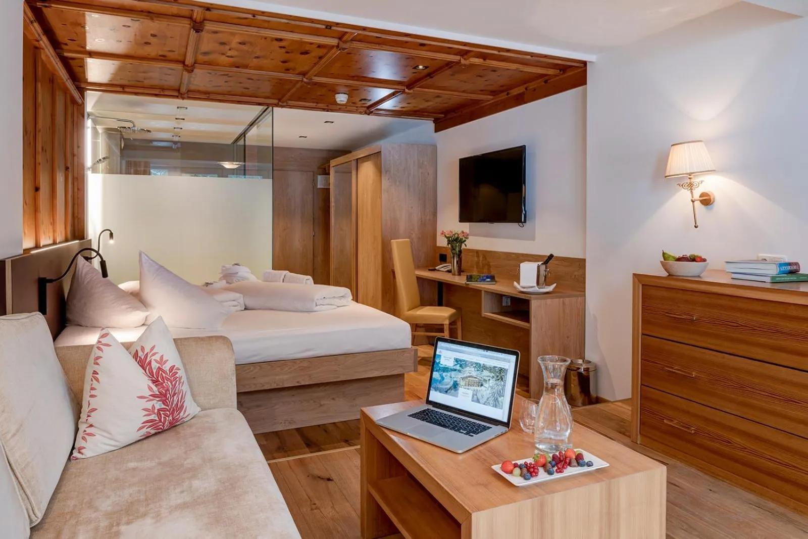 Bed in Hotel Jesacherhof 4s