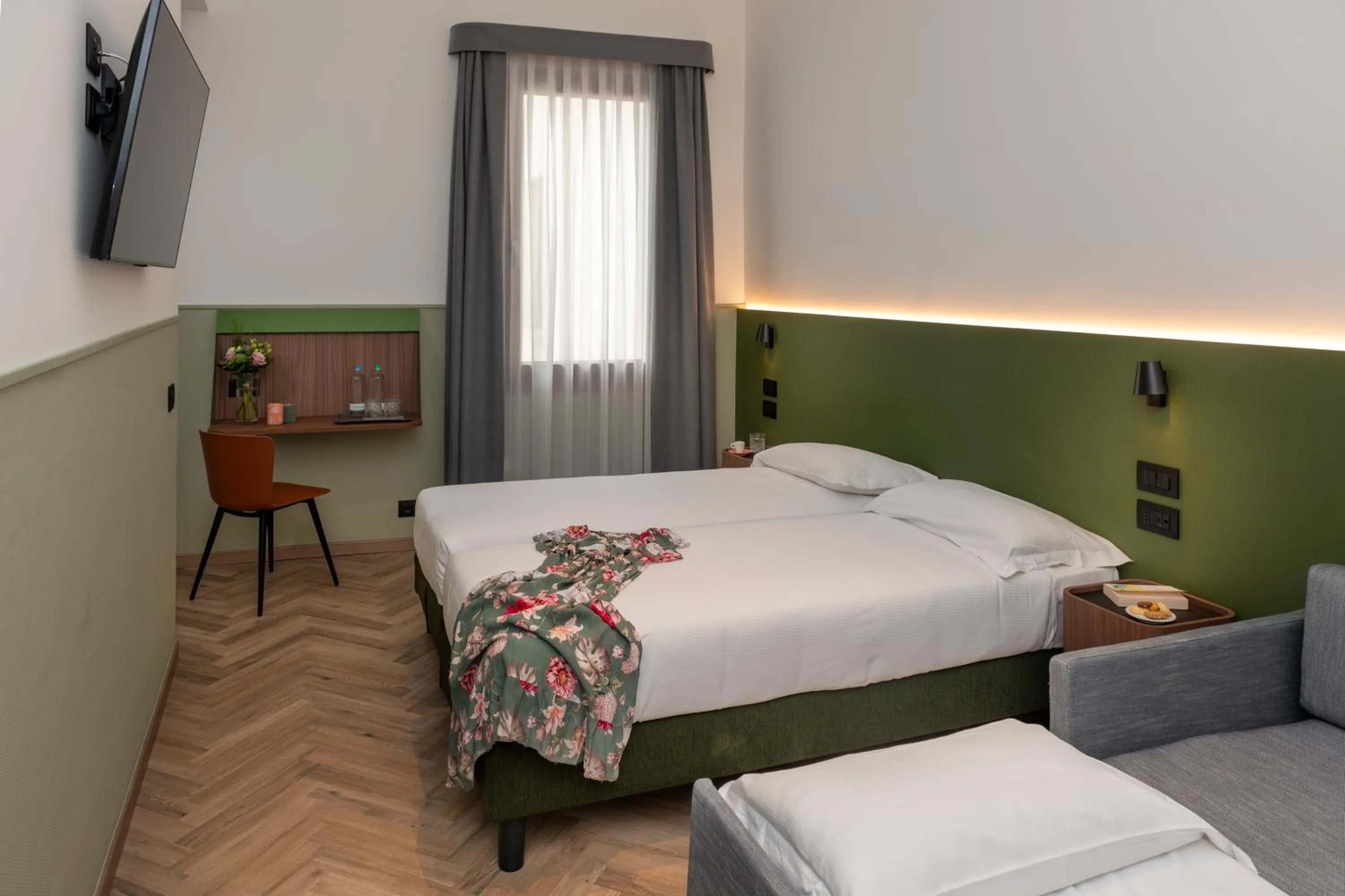 Bed in Hotel Casa Del Pellegrino