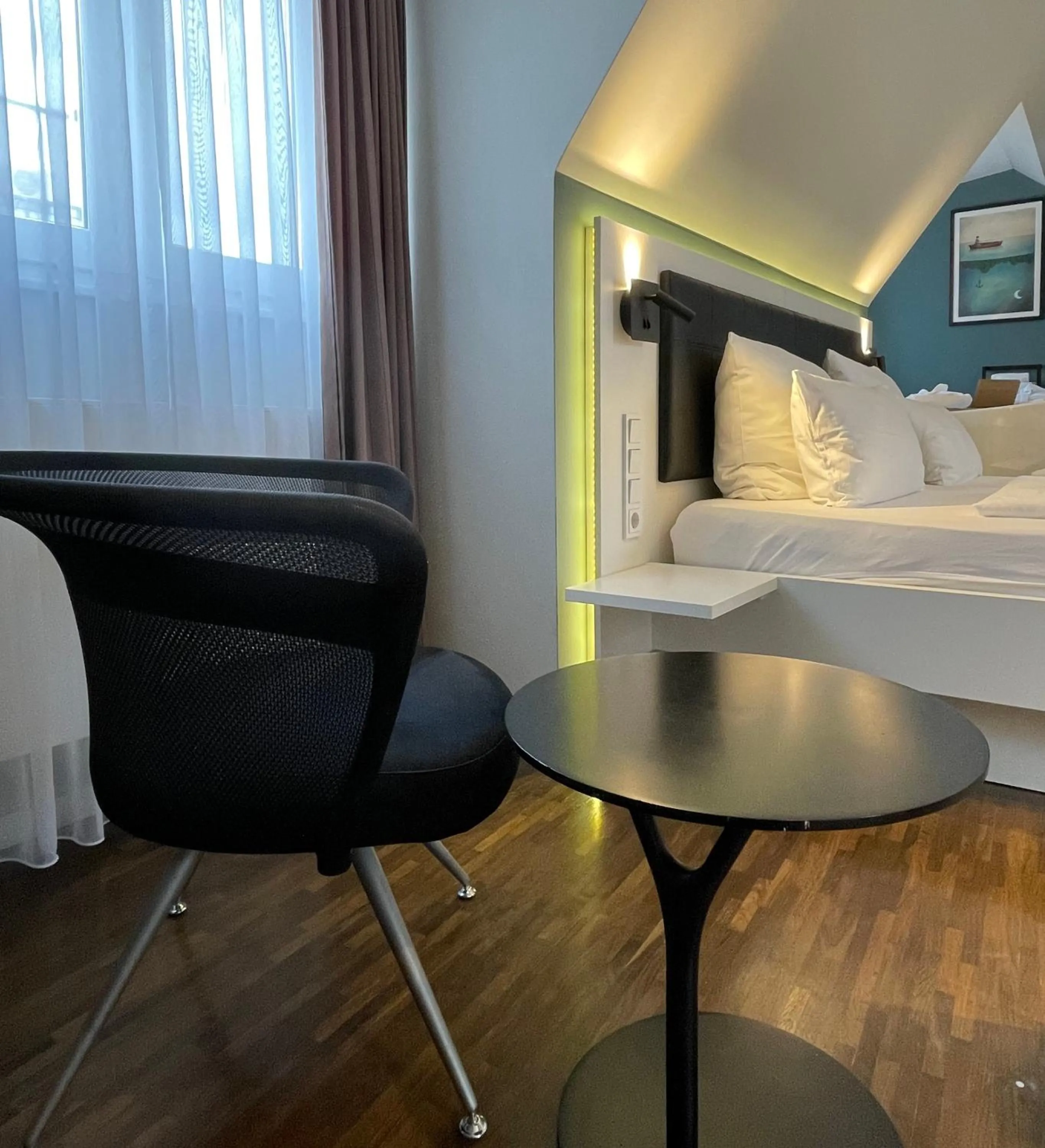 Decorative detail, Bed in zeitwohnhaus SUITE-HOTEL & SERVICED APARTMENTS